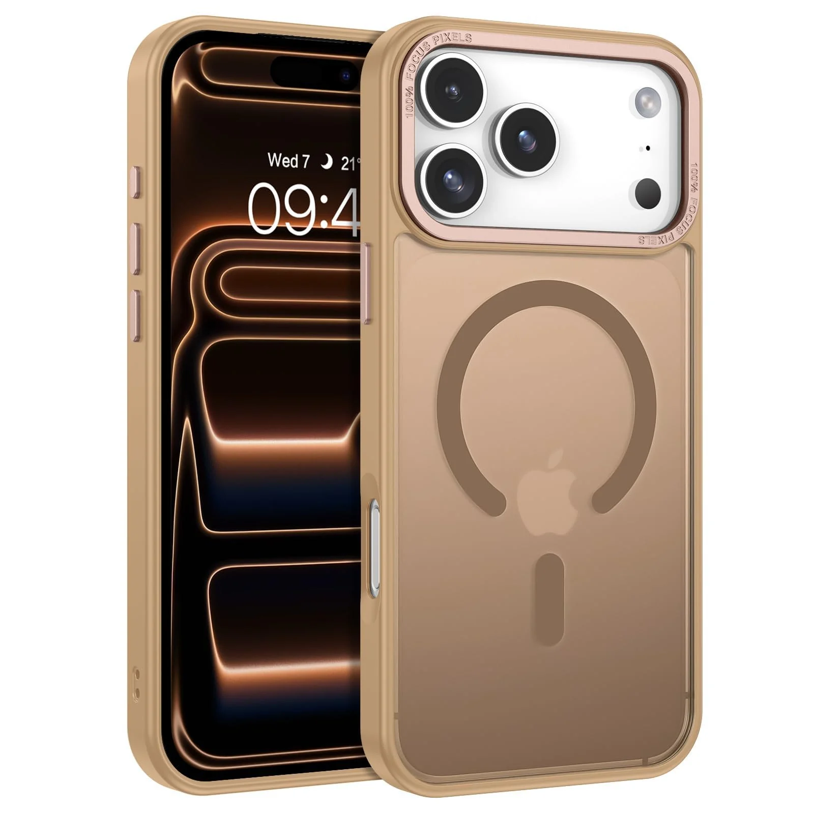 DL3 MOBILAK Protective Phone Case for Apple iPhone 18 Pro and 17 Pro - Desert
