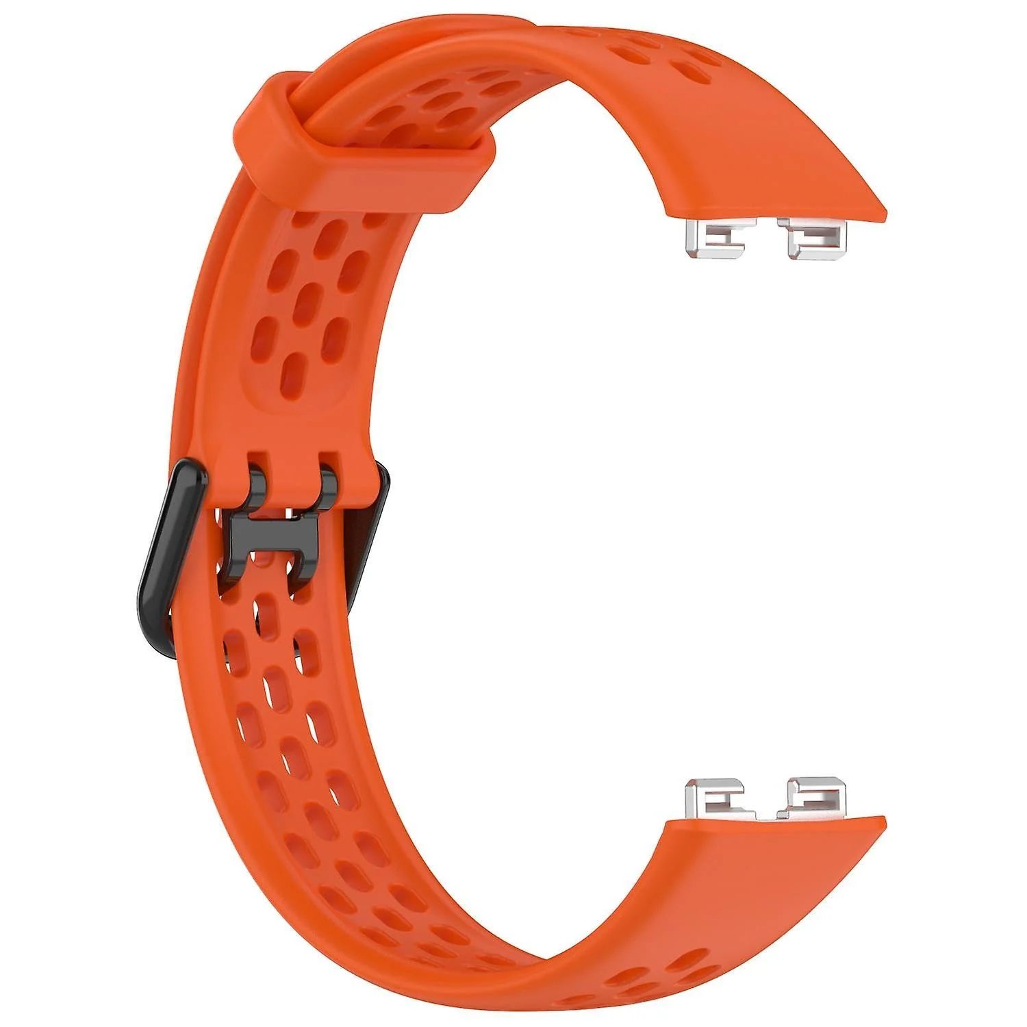 DL3 Mobilak Strap for HUAWEI Band 9 / HUAWEI Band 8 Replacement Band, Silicone Belt, Soft, Waterproof, Sweatproof, Easy to Put on and Take Off, HUAWEI Band 8/Band 9 Replacement Strap, Sport Band - Orange