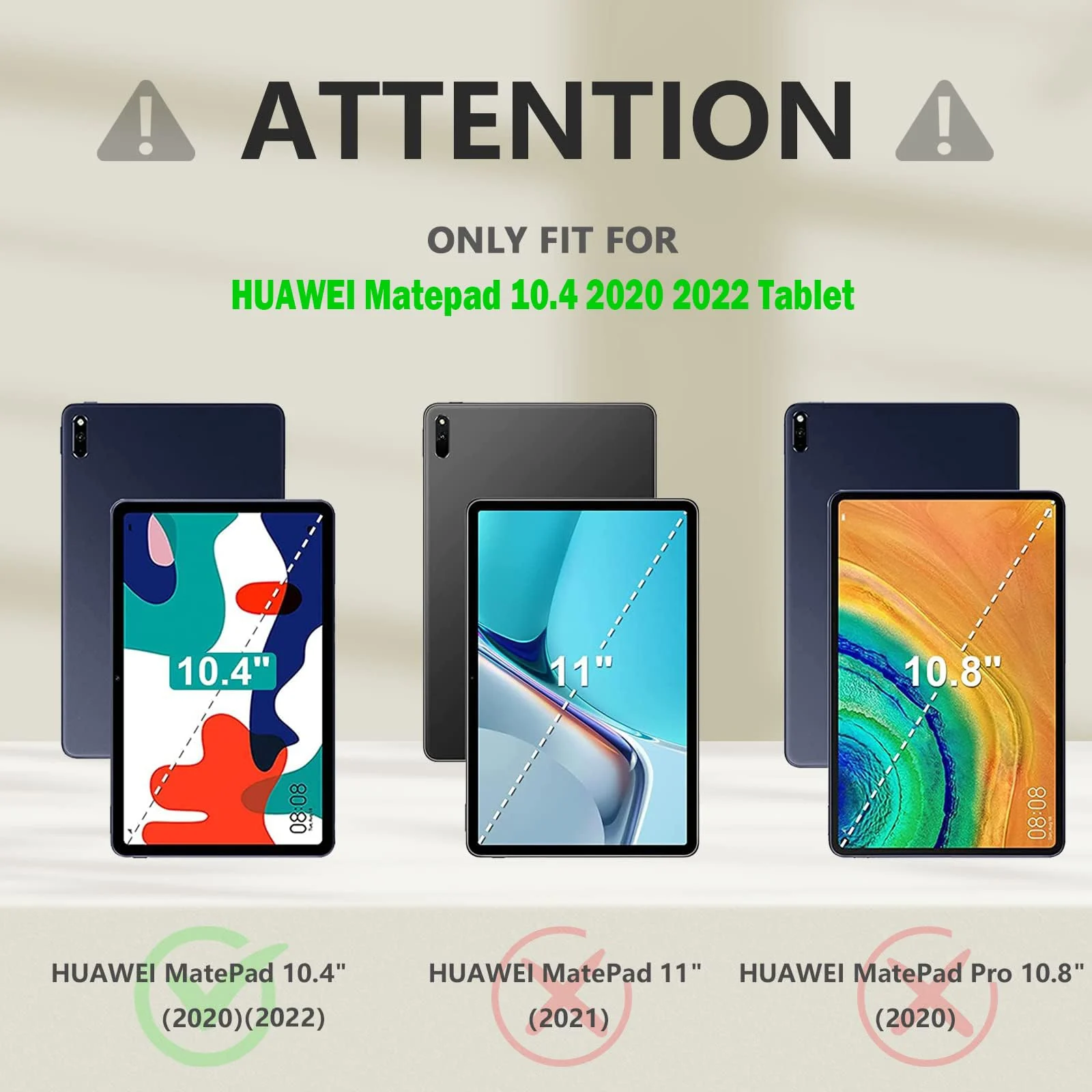 "DL3 Mobilak Transparent Case for Huawei Matepad 10.4 Inch tablet 2022/2020, Honor Pad V6/V7 10.4"" Case Shockproof, Slim Lightweight Anti-Yellowing Bumper, Kickstand Cover, with Pencil Holder - Clear"