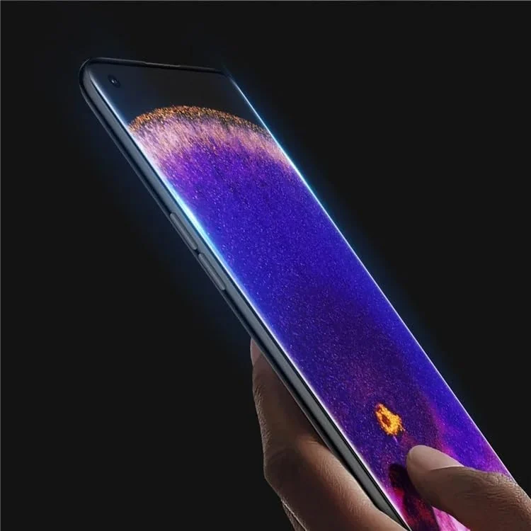 DL3 Mobilak Screen Protector for OPPO Find X5 5G, Tempered Glass Screen Saver Premium HD Protective, Scratch Resistant, NO-Bubble, 9H Hardness, Full Coverage Film - Clear