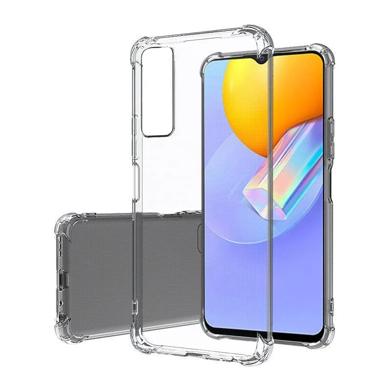 DL3 Mobilak Protective Case for vivo Y53s 4G / vivo Y51 (2020) / vivo Y31 / vivo Y51a, Case [Military Drop Protection] [Non-Yellowing] Shockproof TPU Back Soft Silicone Bumper Cover - Clear
