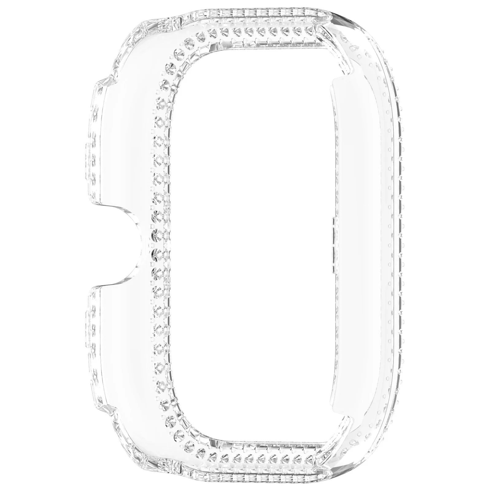 DL3 MOBILAK Bling Hard PC Watch Bumper Case for Xiaomi Redmi Watch 4 and Redmi Watch 5 - Clear