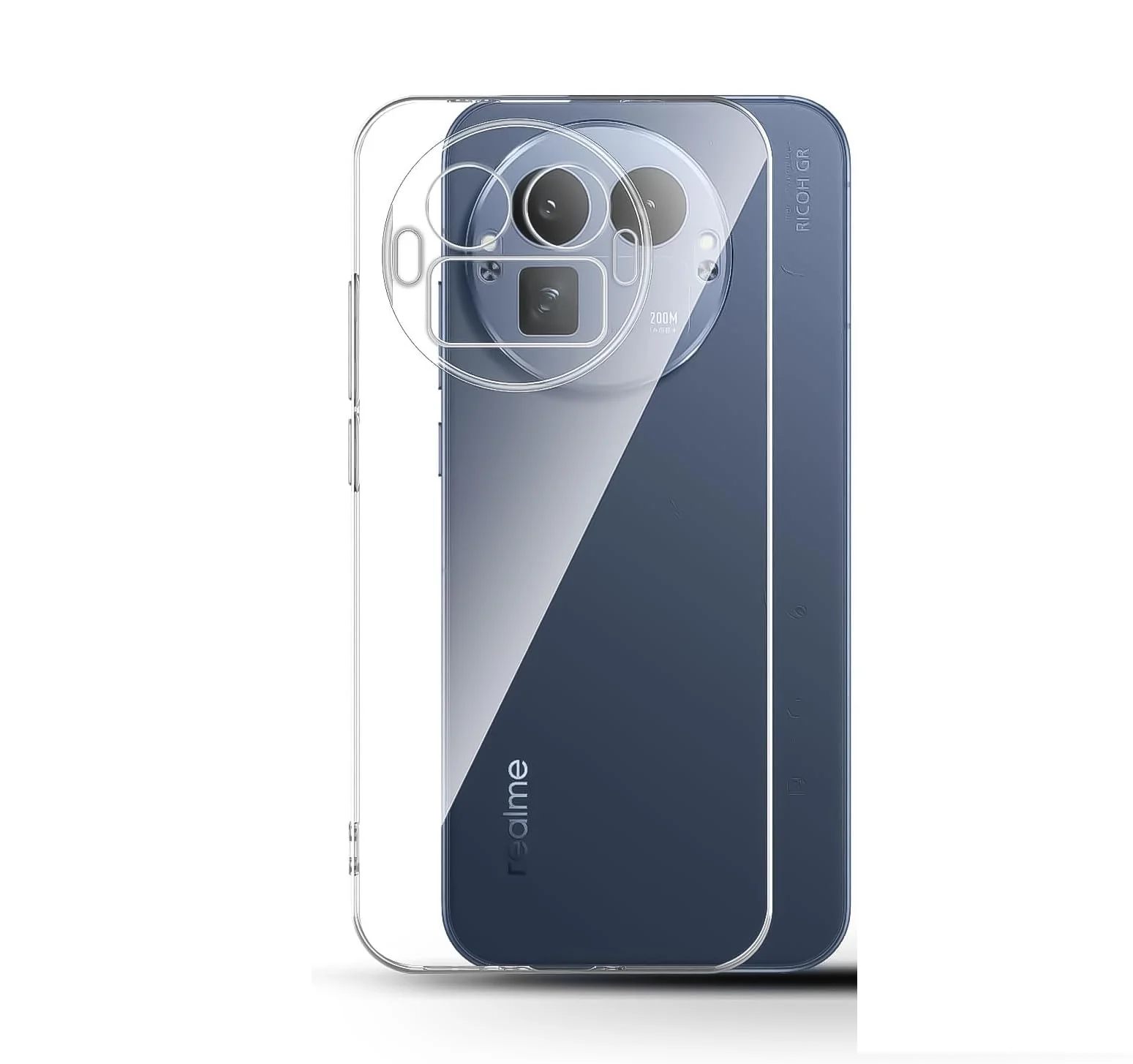 DL3 Mobilak Case Compatible with realme GT 8 Pro, Case Crystal Soft TPU Gel Case Flexible Silicone Anti-Scratch Camera Protection TPU Cover - Clear