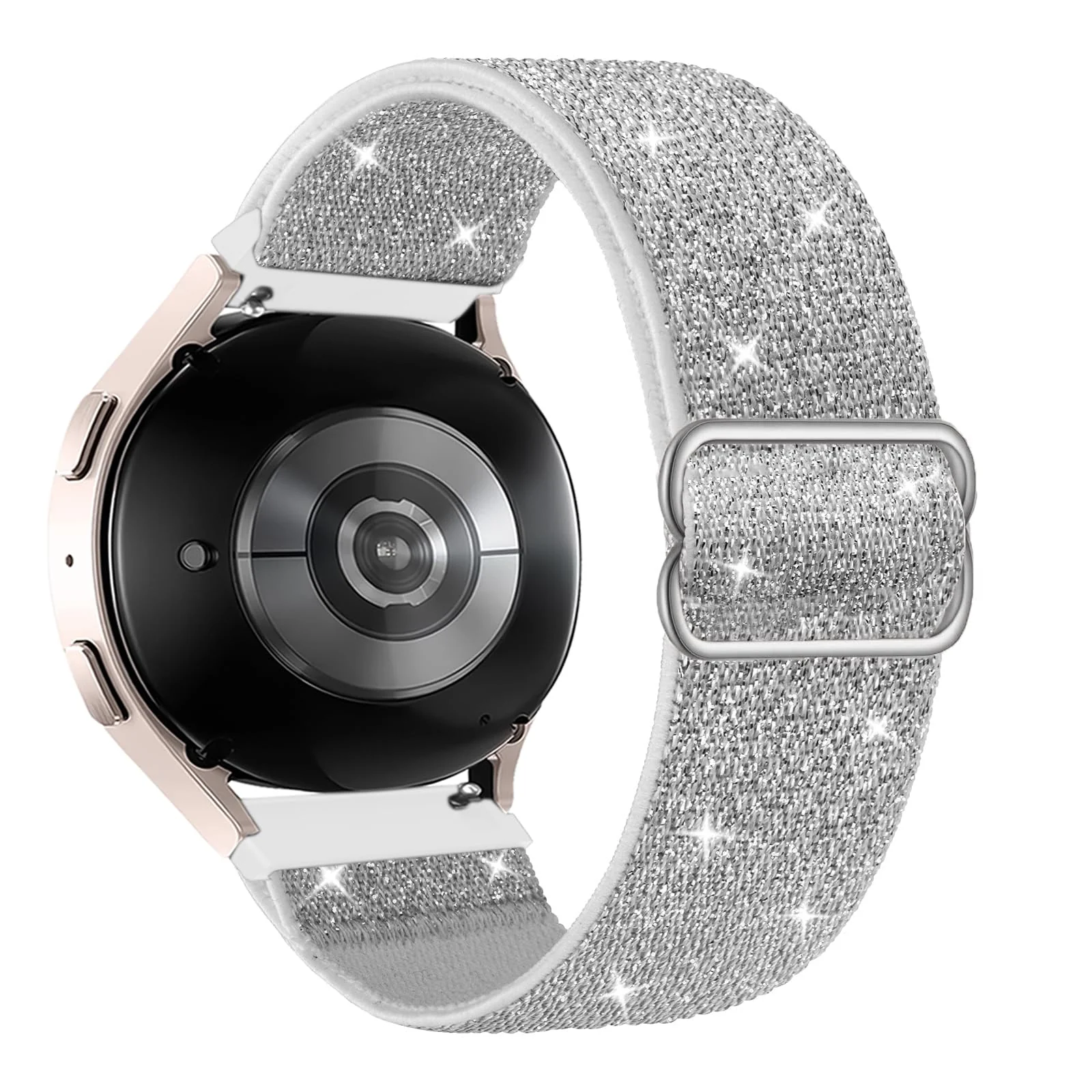 DL3 MOBILAK Strap Nylon Loop 20MM Band Compatible with Samsung Galaxy Watch 7/6/5/4 40mm 44mm/Watch 5 Pro 45mm/S2 classic/active 2 40mm 44mm/Amazfi GTS 2/2e/3/3 Pro/4/GTS 2 Mini/3 Mini/4 Mini/Bip 3