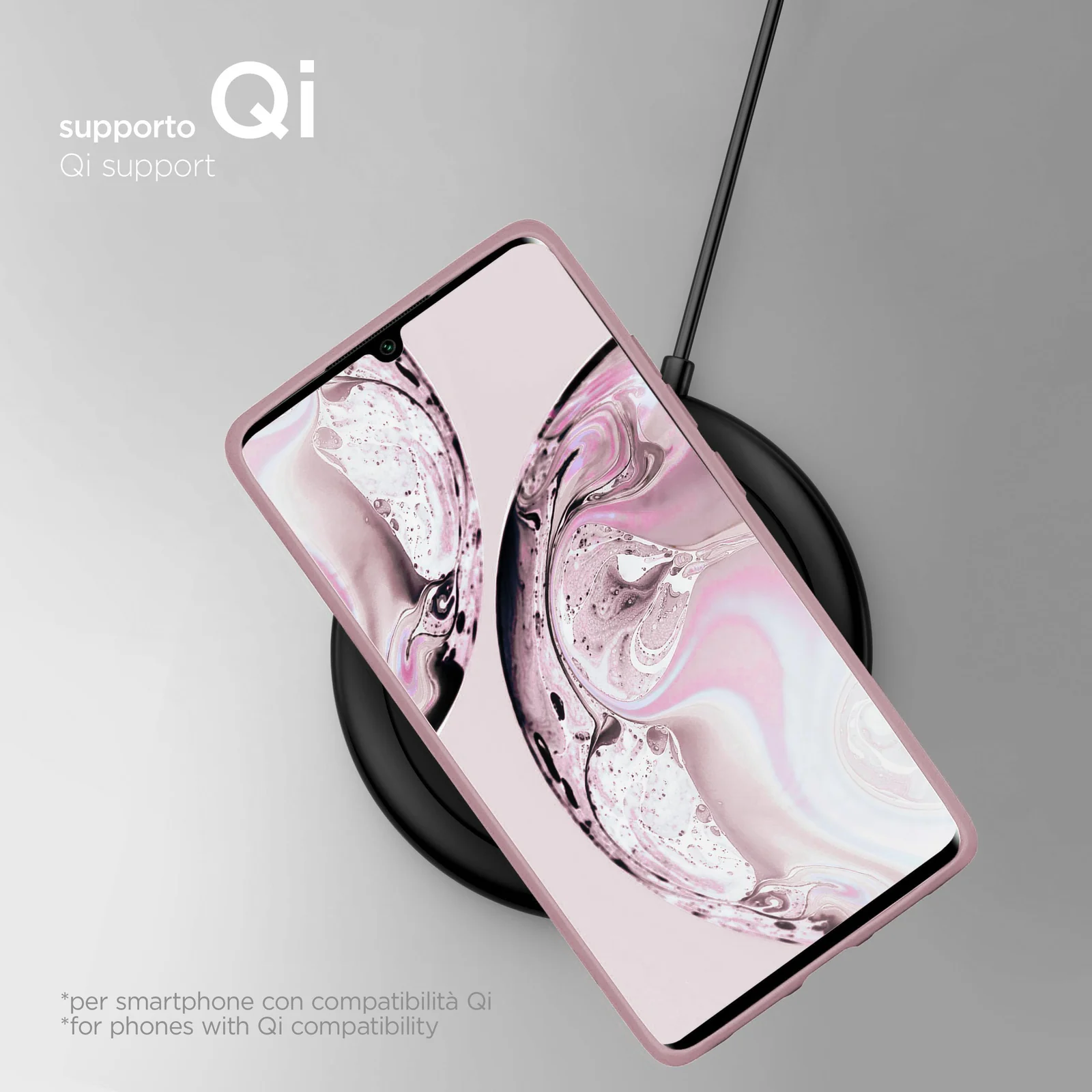 DL3 Mobilak Xiaomi Mi Note 10 Lite Case, Soft Flexible Silicone Gel Rubber Bumper Cover, Full Body Shockproof Protective Phone Case - Cashmere