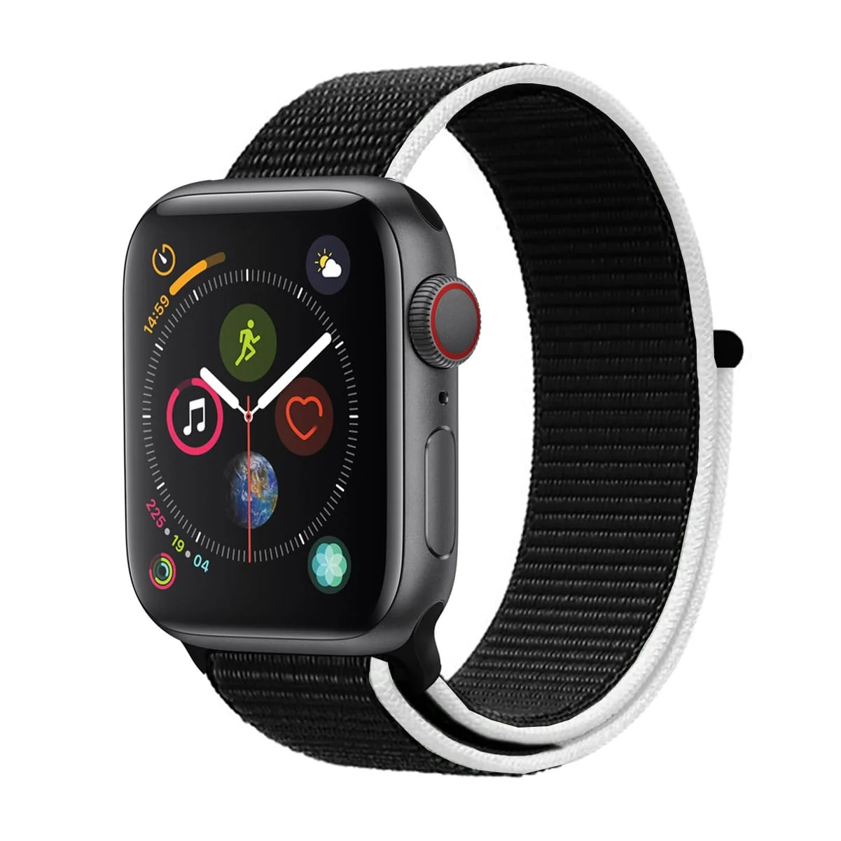 Dl3 Mobilak Sport Loop Straps For Apple Watch Strap 41MM 40MM 38MM, Breathable Nylon Men Women Strap, Adjustable Elastic Braided Replacement Band for iWatch Series 8/SE/7/6/5/4/3/2/1 (Cream)