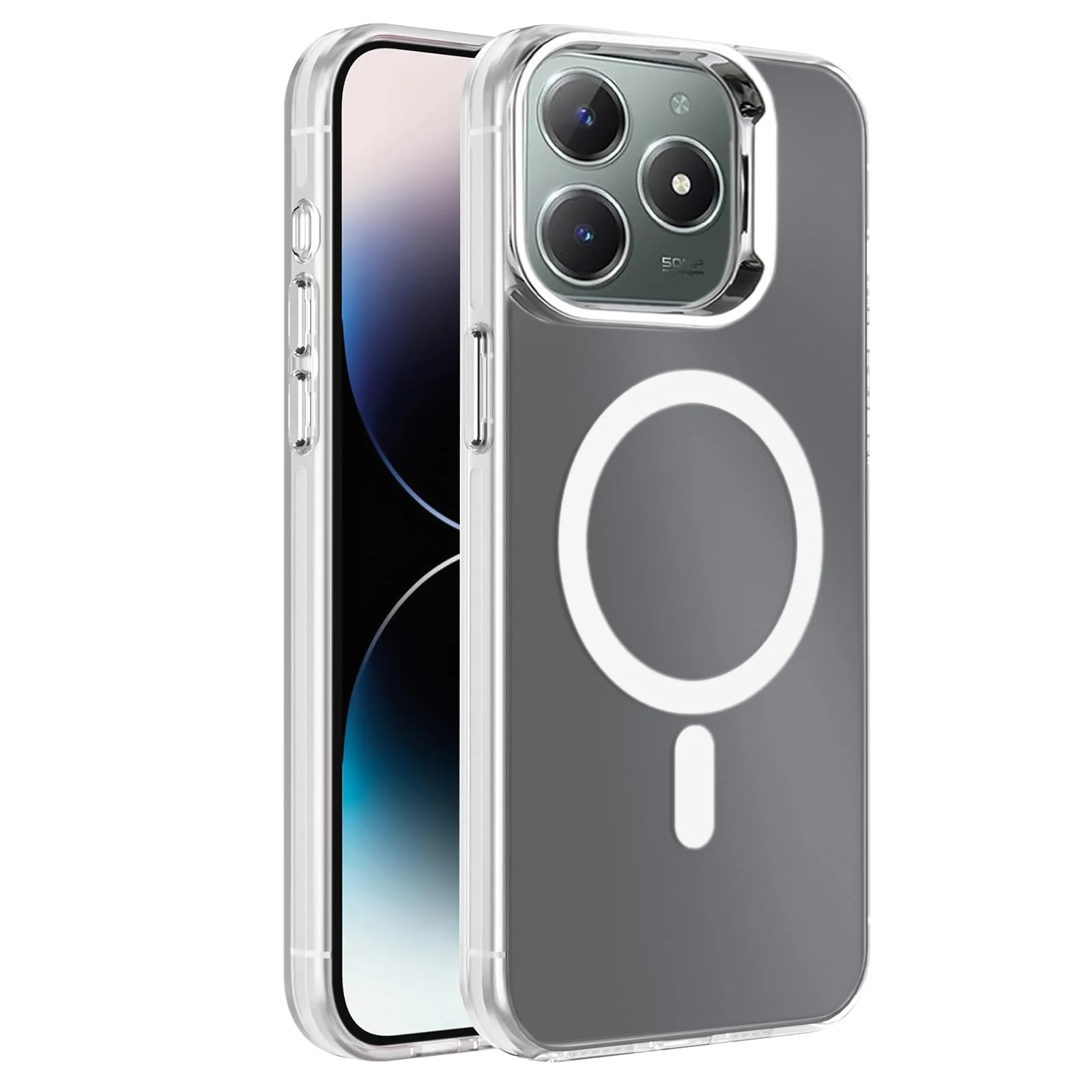 DL3 Mobilak Case for realme C63/realme C61/realme Note 60X/Note 60 Crystal Clear [Not Compatible with MagSafe] Soft TPU Gel Case Flexible Silicone Anti-Scratch Transparent TPU Cover - Clear