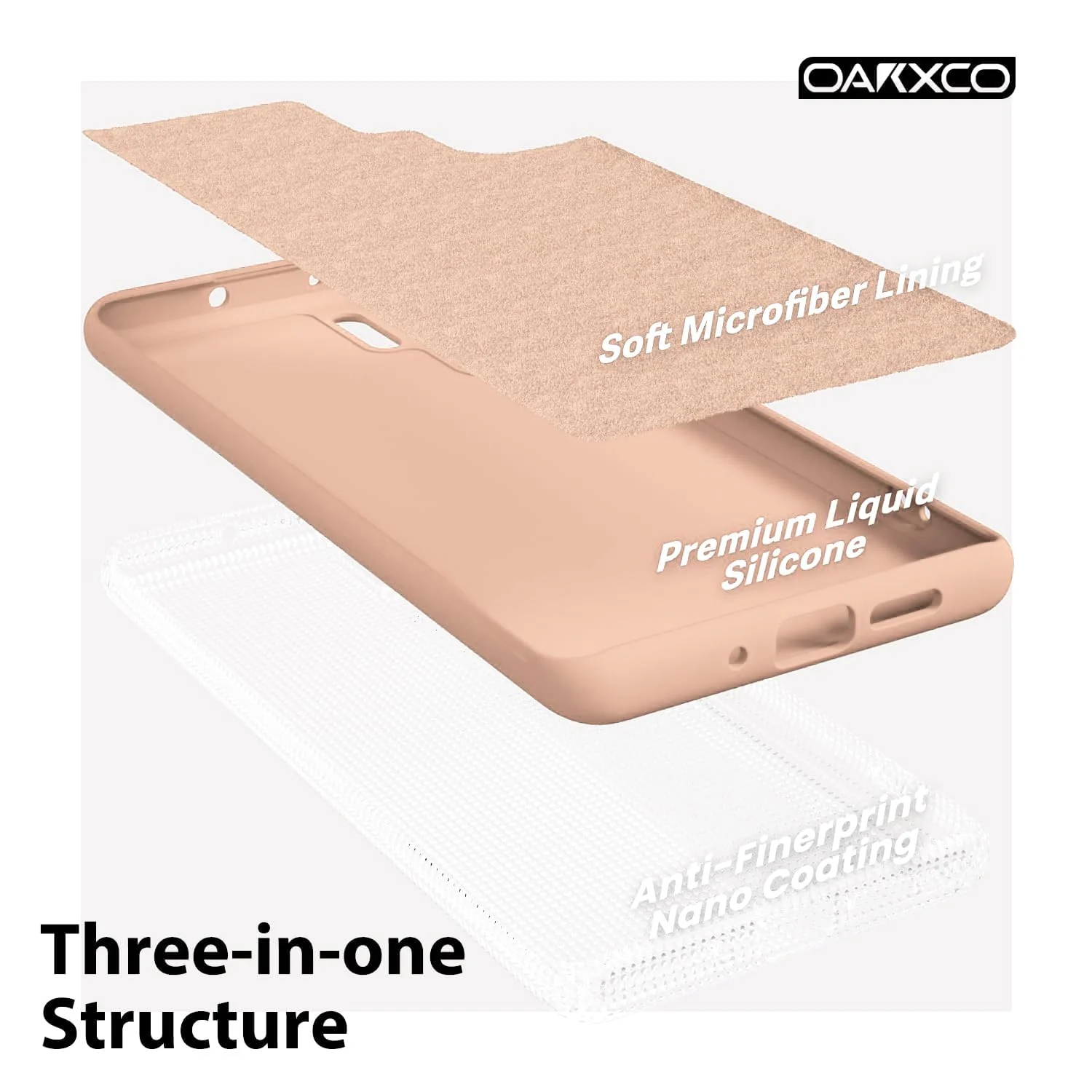 DL3 Mobilak Huawei P30 Pro Case, Soft Flexible Silicone Gel Rubber Bumper Cover, Full Body Shockproof Protective Phone Case - Light Orange