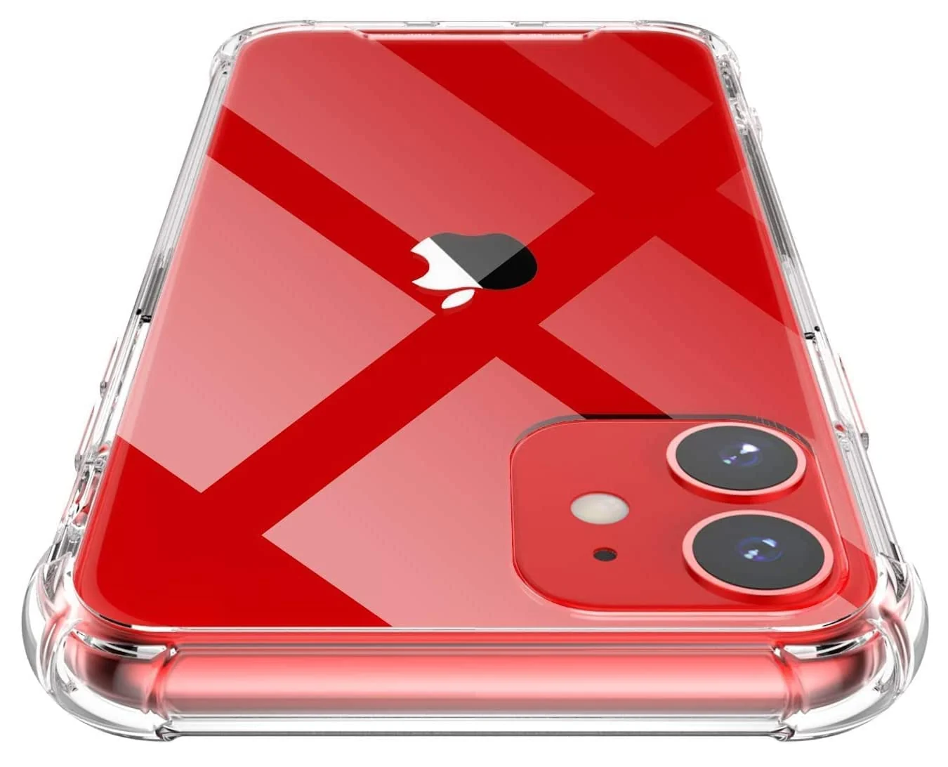 DL3 Mobilak Case Compatible with iPhone 11 Cover Silicone TPU Gorilla Anti-shock Shockproof Corners - Clear