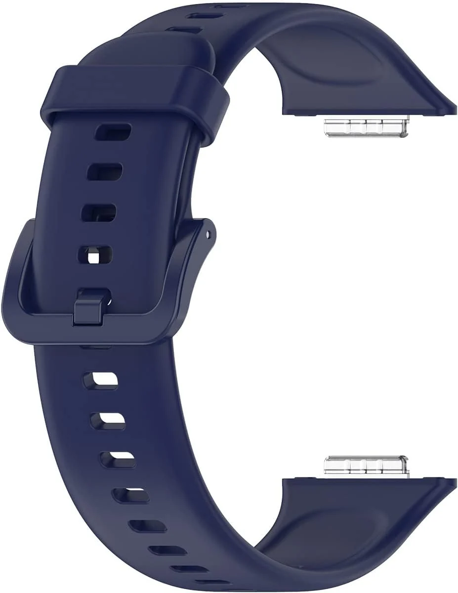 DL3 Mobilak Silicone Watch Band Compatible With Huawei Watch Fit 2 - Blue