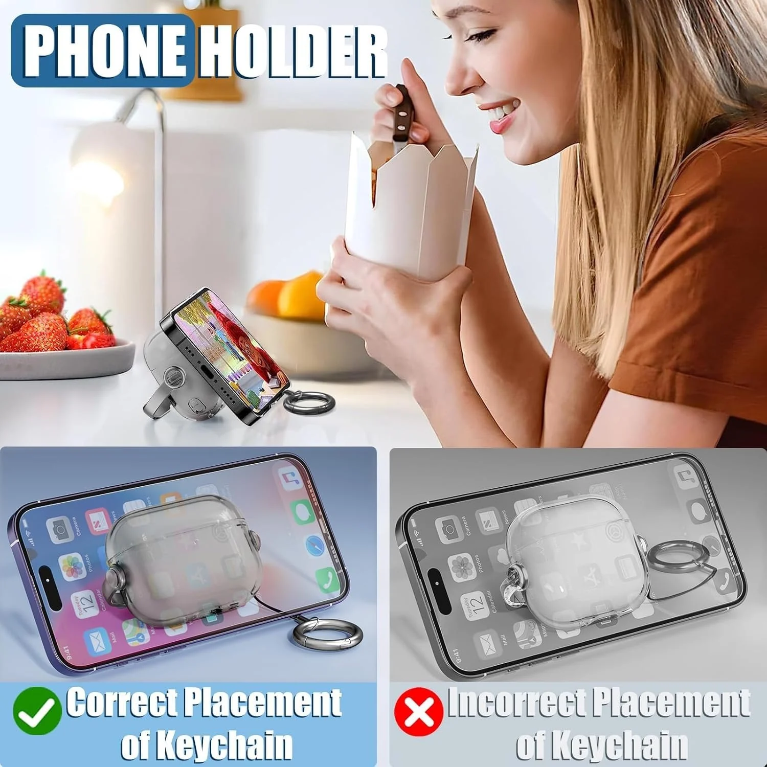 DL3 Mobilak Case for AirPods 3 Protective [With Closure Lid] [Front LED Visible] [With Wrist Strap] Skin Case Compatible with Airpod 3rd Generation 2021 - Gray
