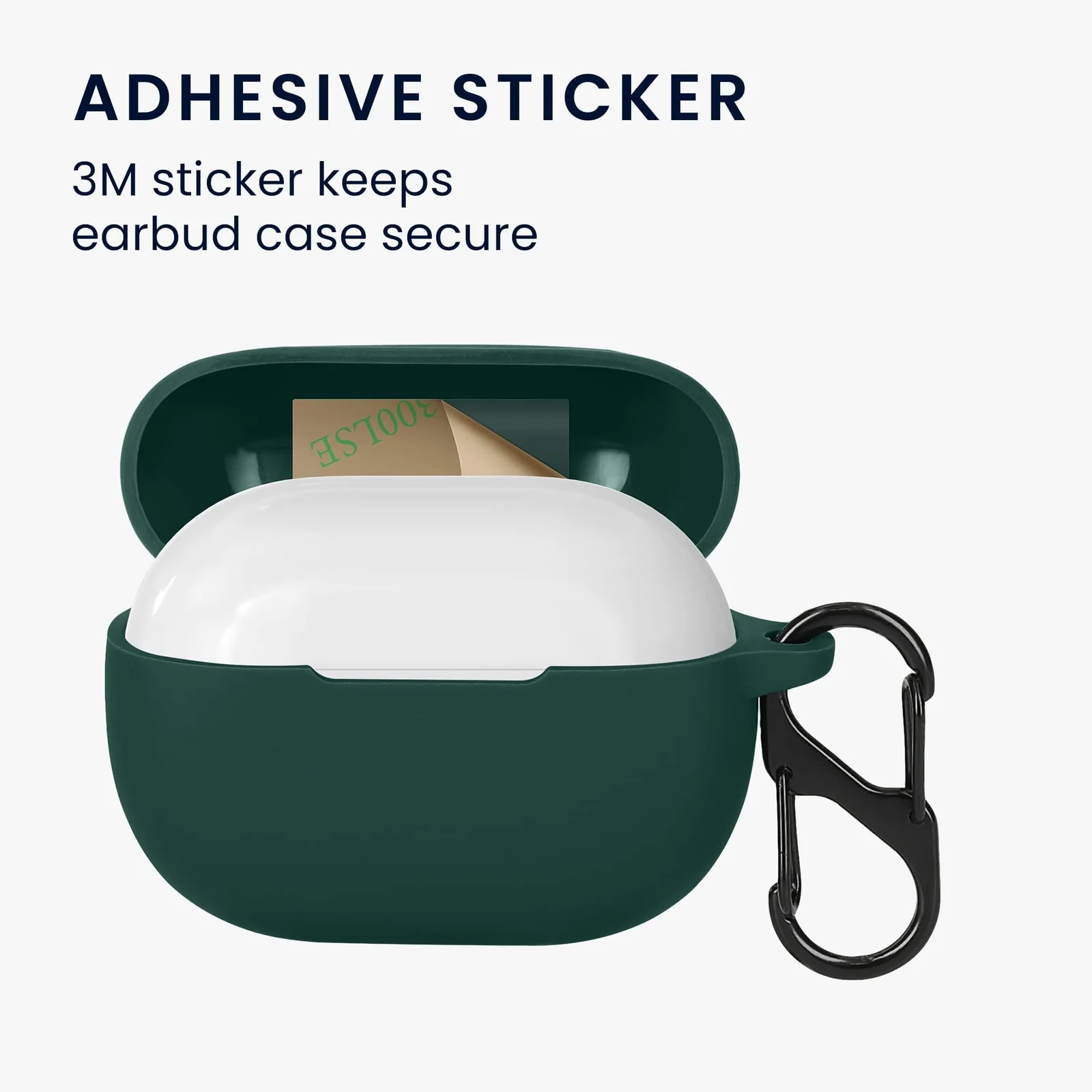 DL3 Mobilak Silicone Cover Case Compatible with Anker Soundcore Life P2i / Anker R100 Portable Protective Case Cover With Keychain For Anker P2 i / R100 - Green