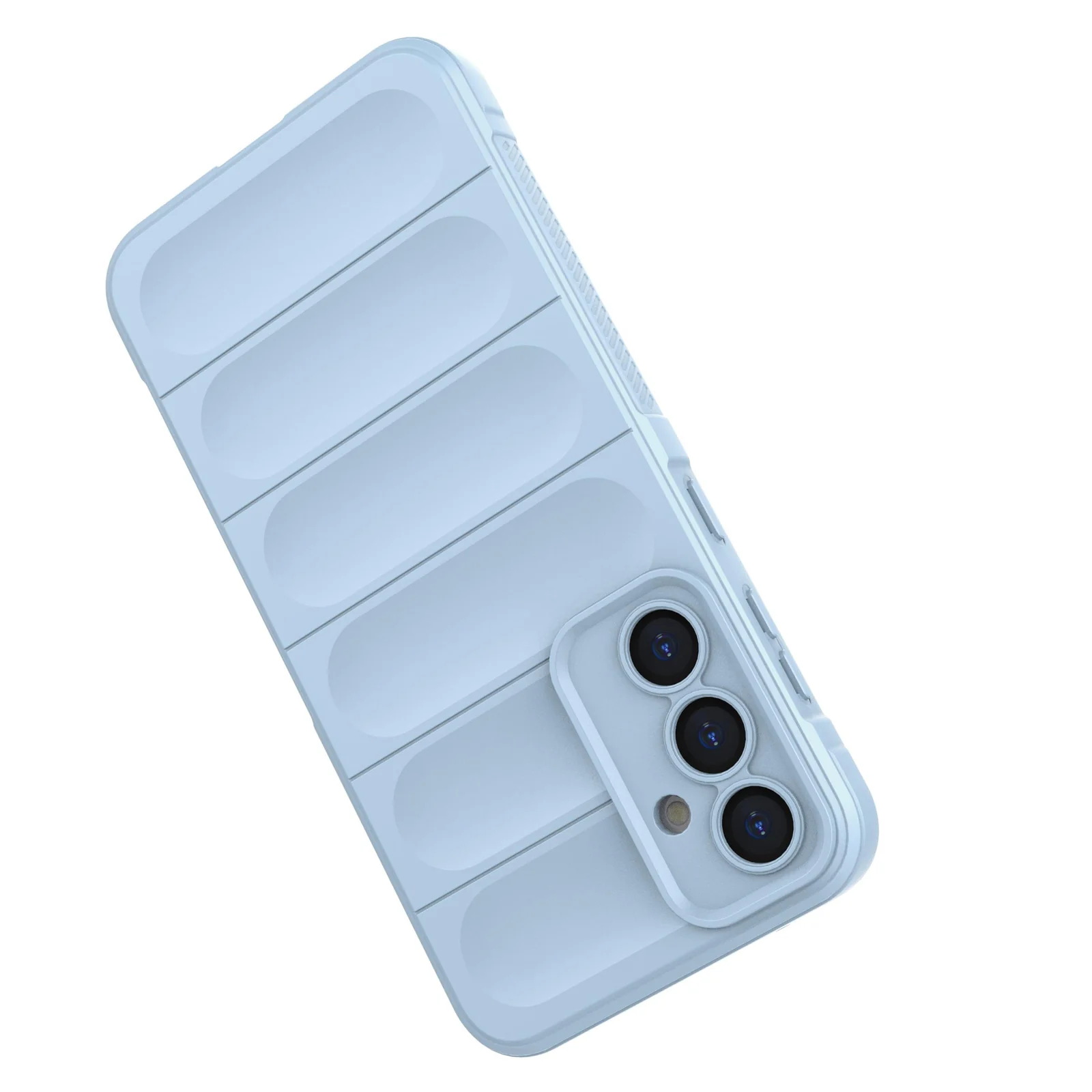 DL3 Mobilak Soft Silicone Protective Case for Samsung Galaxy S23 FE 5G with Camera Protection and Shockproof Design - Baby Blue