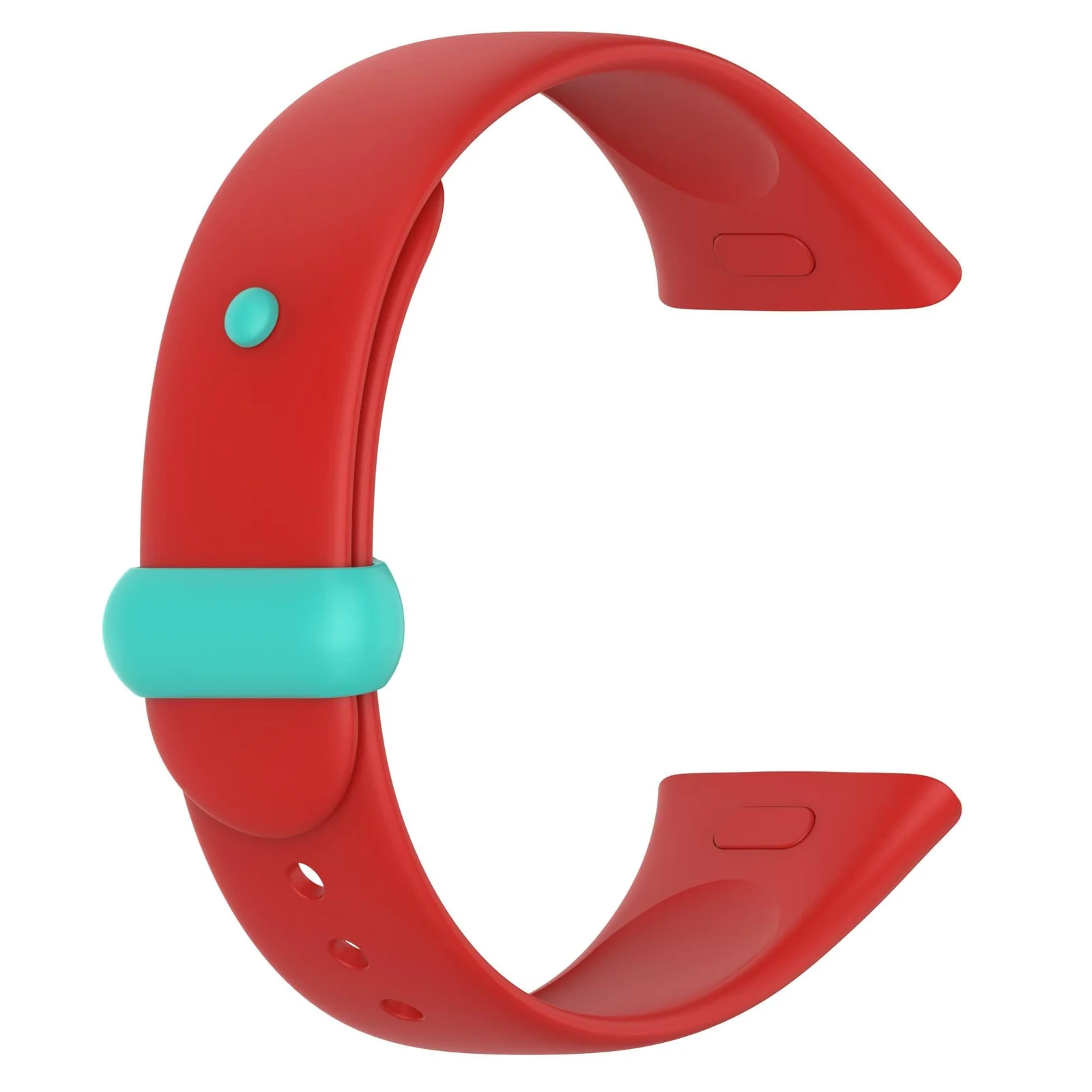 DL3 Mobilak Strap for Xiaomi Redmi Watch 3 Only, Soft Silicone Watch Band with Secure Buckle, Sport Replacement Wristband Bracelet Strap for Men & Women - Red