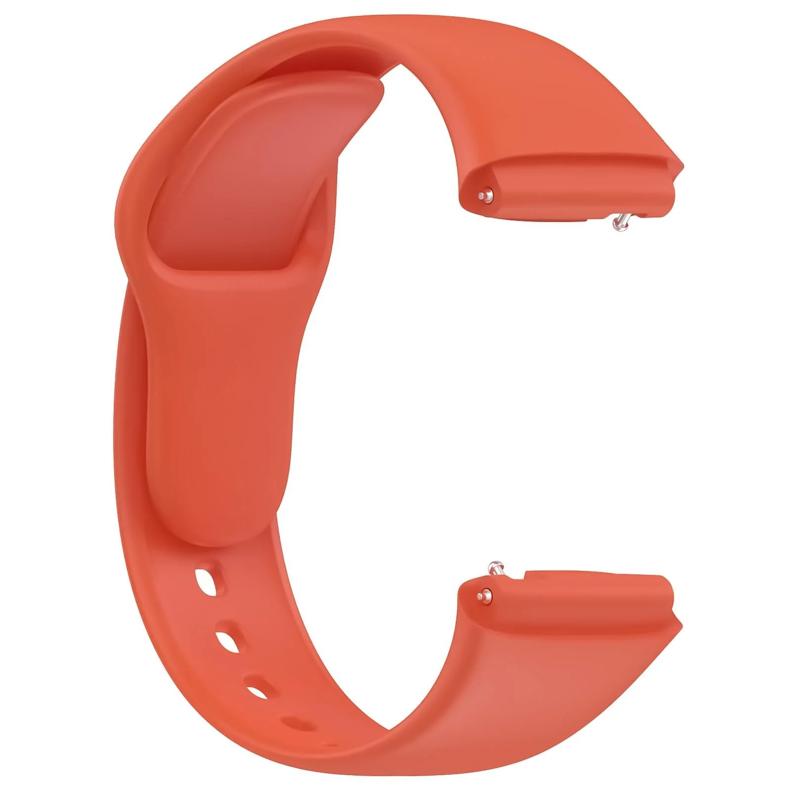 DL3 Mobilak Strap Silicone Compatible With Xiaomi Redmi Watch 3 Active/Redmi Watch 3 Lite, Sport Silicone Watch Band Wrist Strap, Bracelet Wristband Wrist Strap - Orange