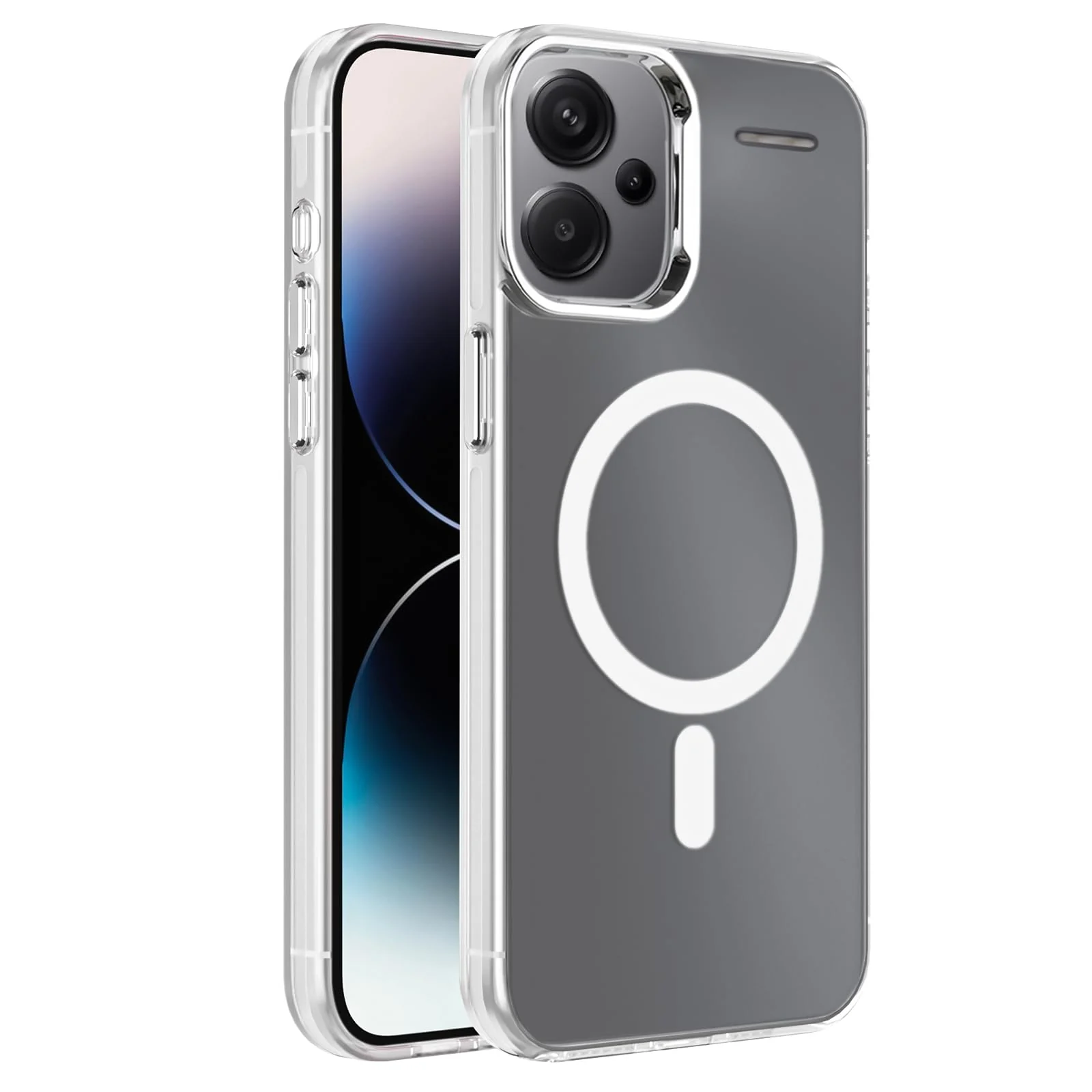 DL3 Mobilak Case For Xiaomi Redmi Note 13 Pro+ Plus 5G Case Crystal [Not Compatible with MagSafe] Soft TPU Gel Case Flexible Silicone Anti-Scratch TPU Cover - Clear