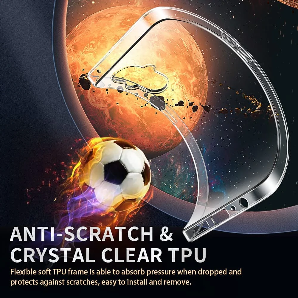 DL3 Mobilak Case Compatible with OPPO Reno 7Z 5G/OnePlus Nord N20 5G Case Crystal Soft TPU Gel Case Flexible Silicone Anti-Scratch Camera Protection TPU Cover - Clear