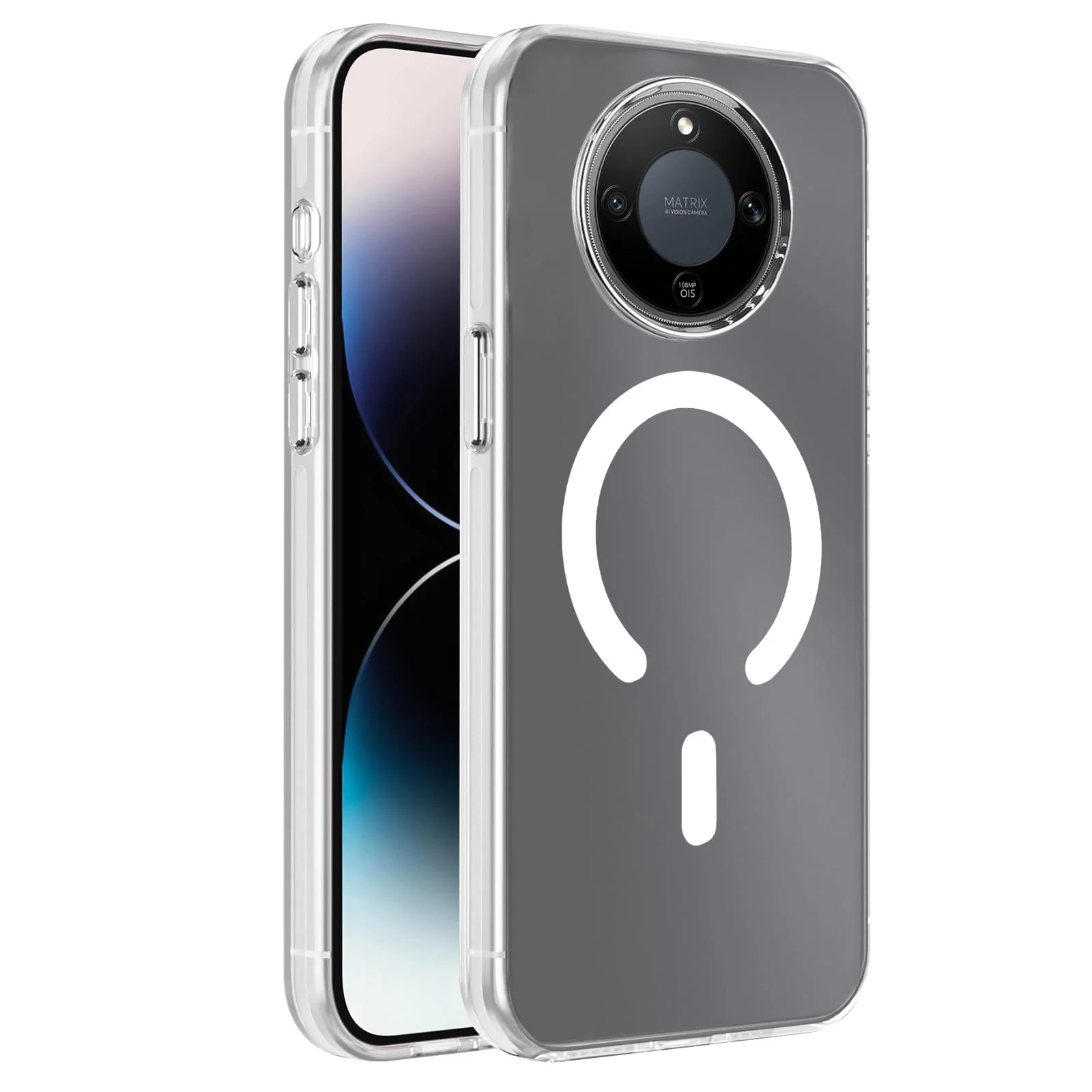 DL3 Mobilak Case for Honor X9D / Magic 8 Lite / X70 Crystal Clear [Not Compatible with MagSafe] Soft TPU Gel Case Flexible Silicone Anti-Scratch Transparent TPU Cover