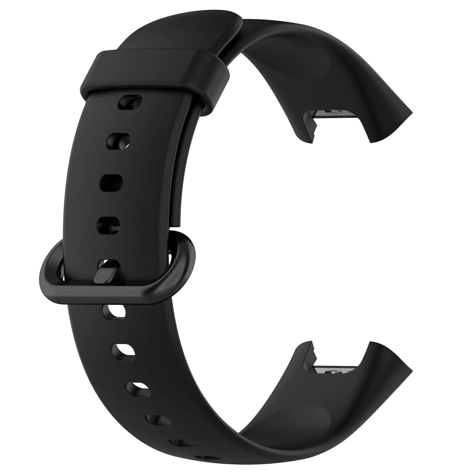 DL3 Mobilak Strap Compatible with Xiaomi Redmi Watch 2 Lite/Poco Watch/Redmi Watch 2 / Horloge 2 Soft Replacement Sport Silicone Strap - Black