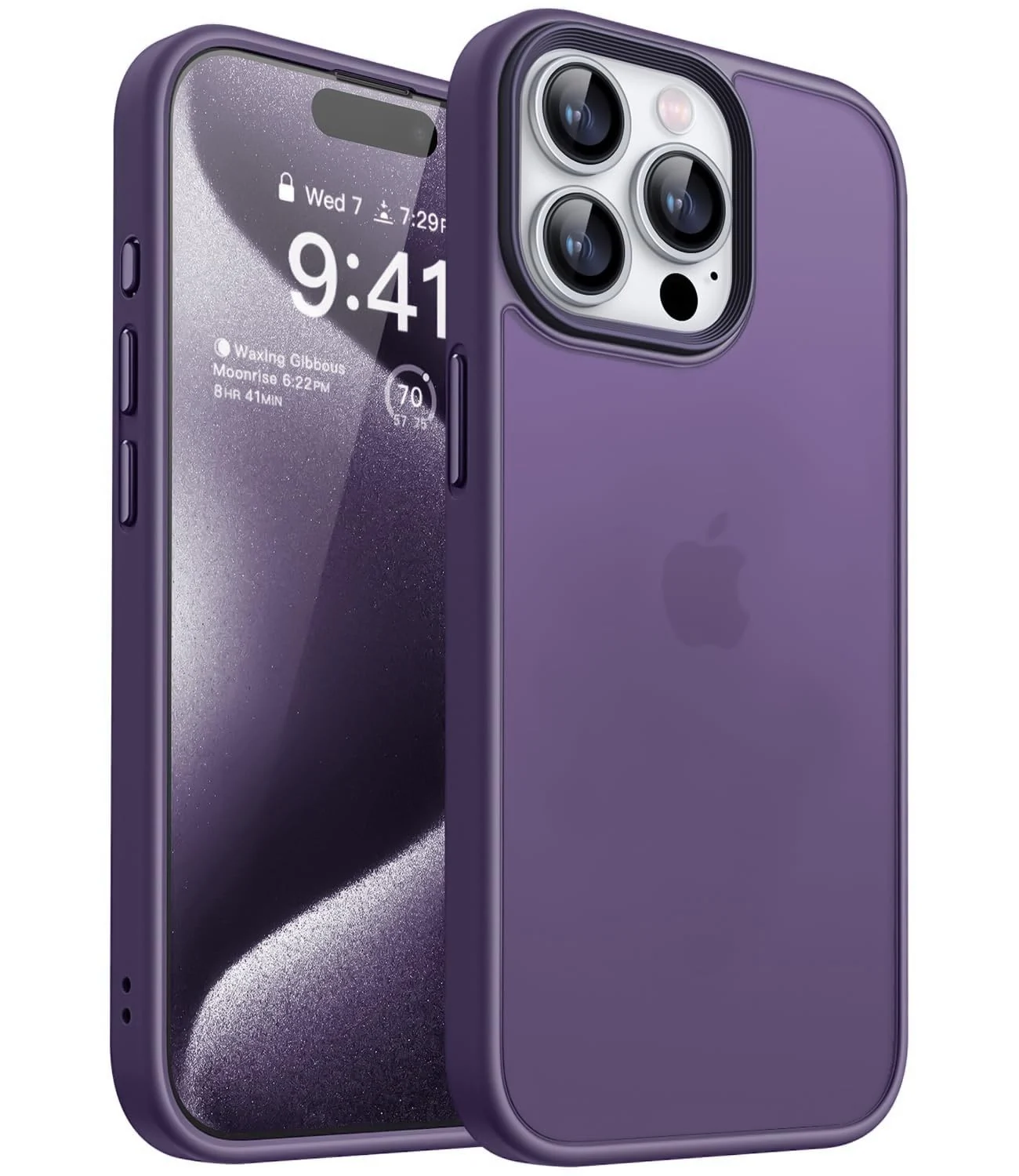 Dl3 Mobilak Matte Case for iPhone 11 Pro, Shockproof Drop Protection, Frosted Translucent Matte Back Phone Cover, Anti-Fingerprint (Gray)