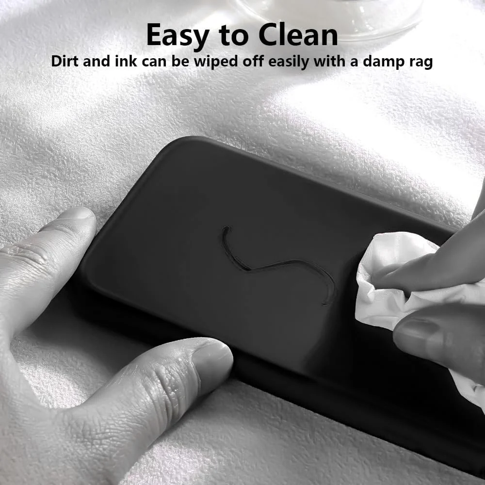 DL3 Mobilak Soft Silicone Protective Case for Samsung Galaxy S21 Ultra 5G with Microfiber Lining and Shockproof Design - Black