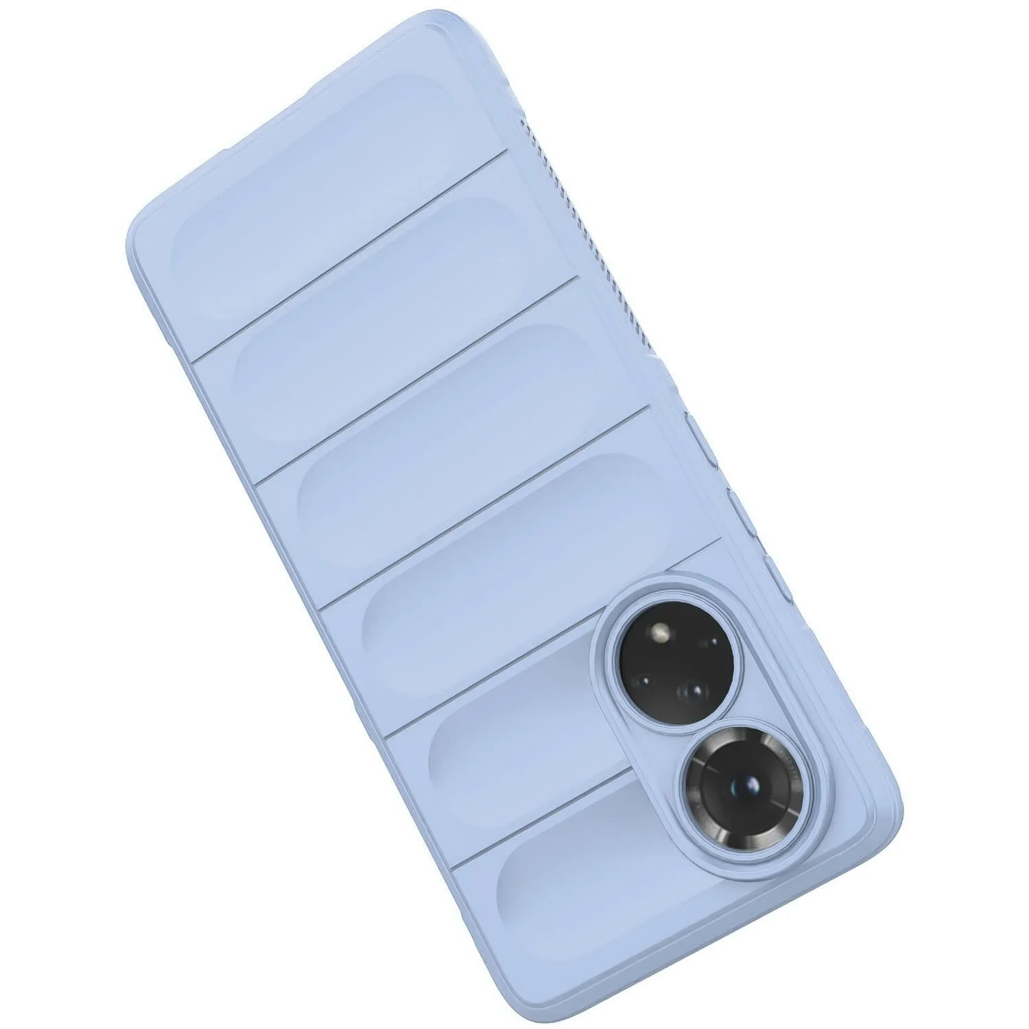 DL3 Mobilak Flexible Silicone and TPU Protective Case with Camera Protection for Honor 50 / Huawei Nova 9 - Baby Blue