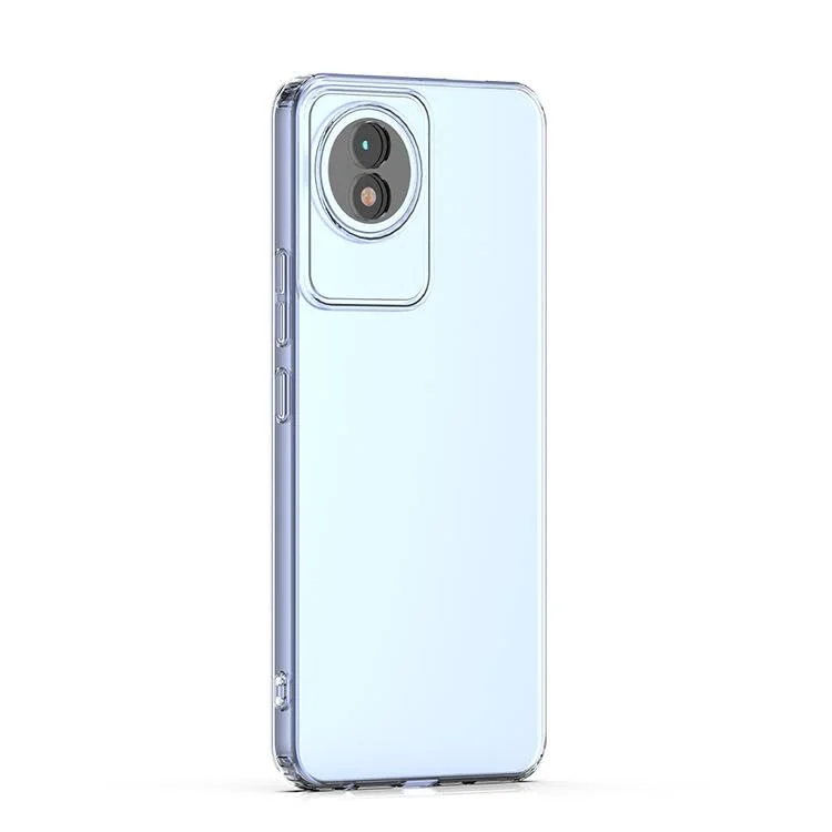 DL3 Mobilak Case Compatible with vivo Y02 4G Case Crystal Soft TPU Gel Case Flexible Silicone Anti-Scratch Camera Protection TPU Cover - Clear