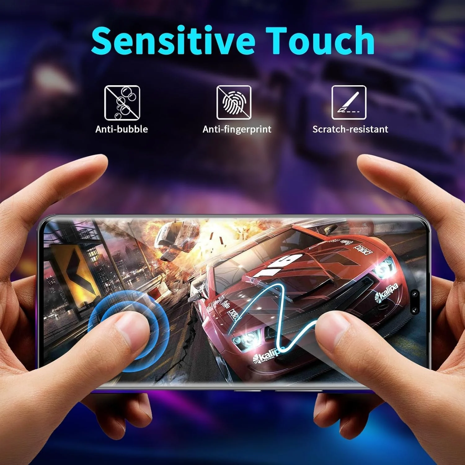 DL3 Mobilak Screen Protector for Honor 200 Pro 5G, Tempered Glass Screen Saver Premium HD Protective, Scratch Resistant, NO-Bubble, 9H Hardness, Full Coverage Film - Clear