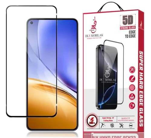 MOBIGON 9H Full-Coverage Tempered Glass Screen Protector for OPPO Reno6 4G / Reno5, Clear