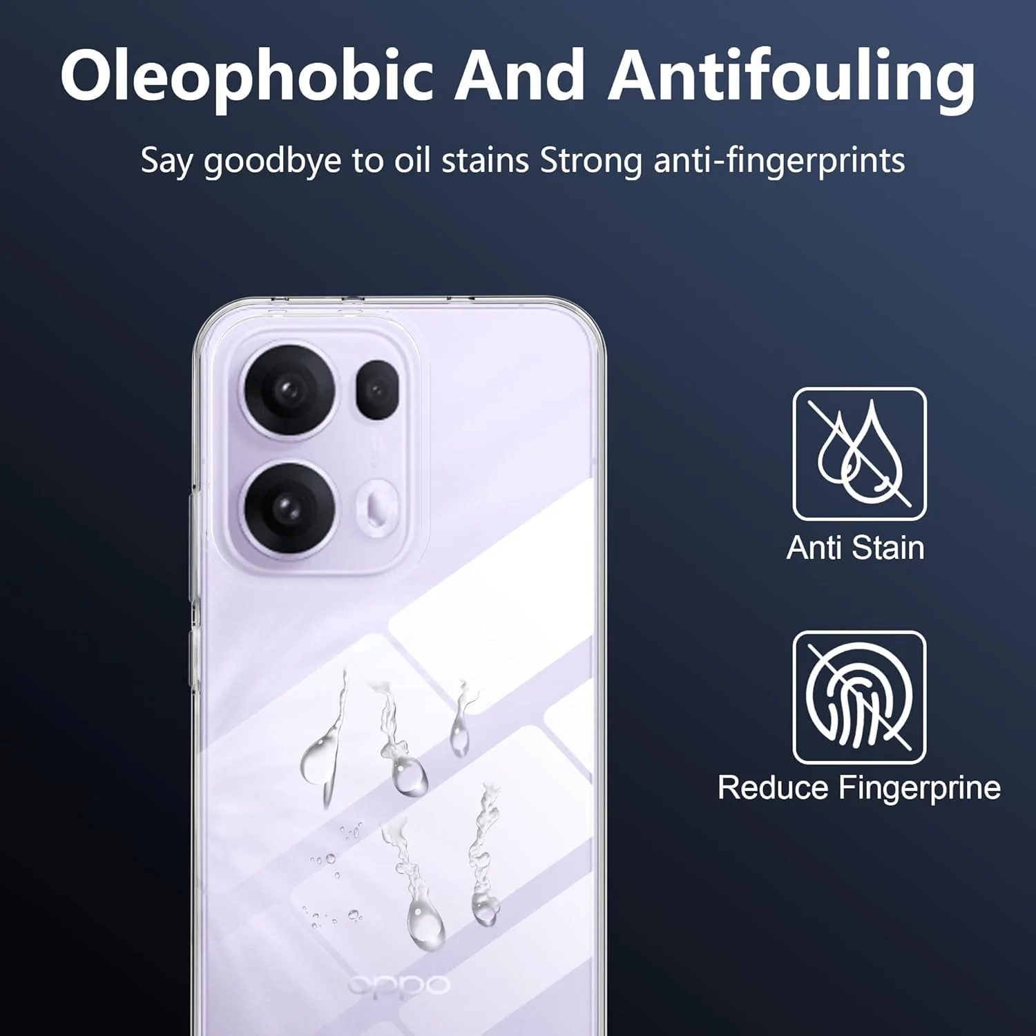 DL3 Mobilak Case Compatible with OPPO Reno 13 Pro 5G Case Crystal Soft TPU Gel Case Flexible Silicone Anti-Scratch TPU Cover - Clear