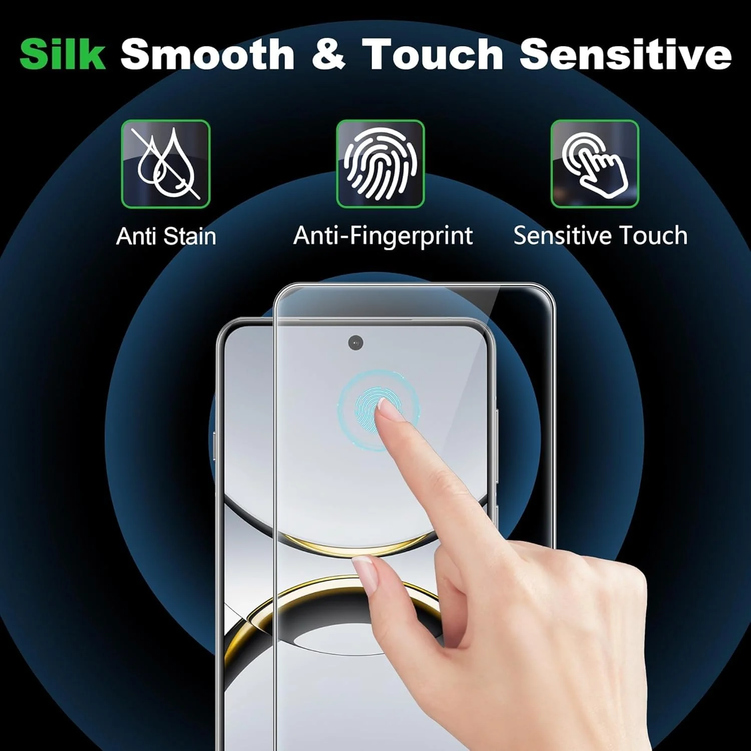 DL3 Mobilak Screen Protector for OPPO Find X7 Ultra, Tempered Glass Screen Saver Premium HD Protective, Scratch Resistant, NO-Bubble, 9H Hardness, Full Coverage Film - Clear
