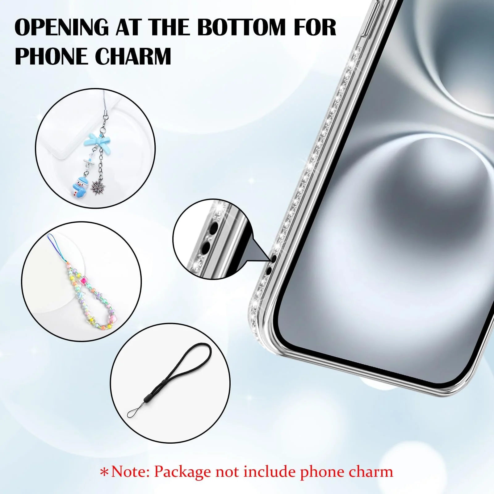 DL3 Mobilak MagSafe-Compatible Magnetic Case for iPhone 17 with Camera Protection and Magnetic Car-Mount Support - Silver