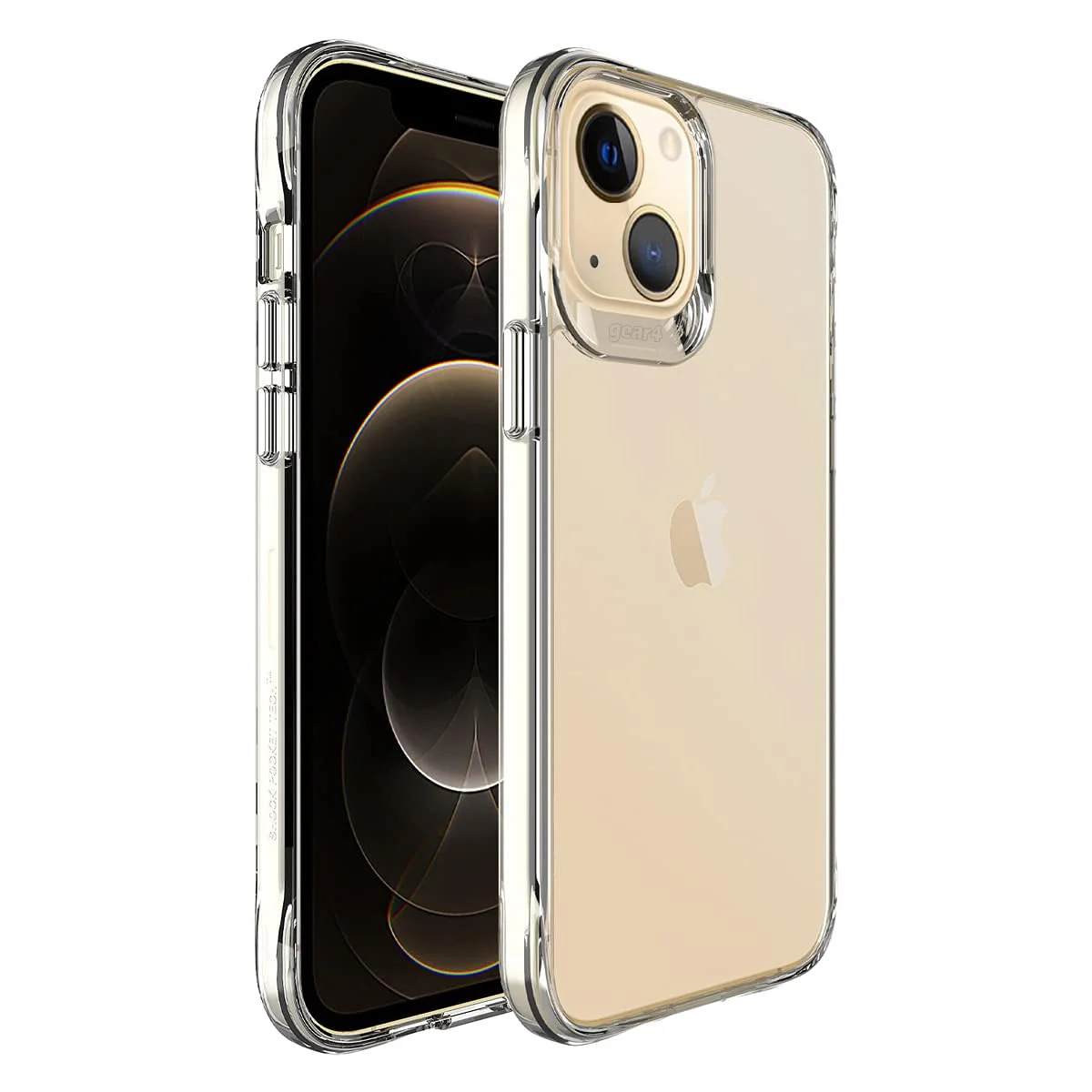 DL3 Mobilak Clear Protective Case for iPhone 13, iPhone 14 - Clear
