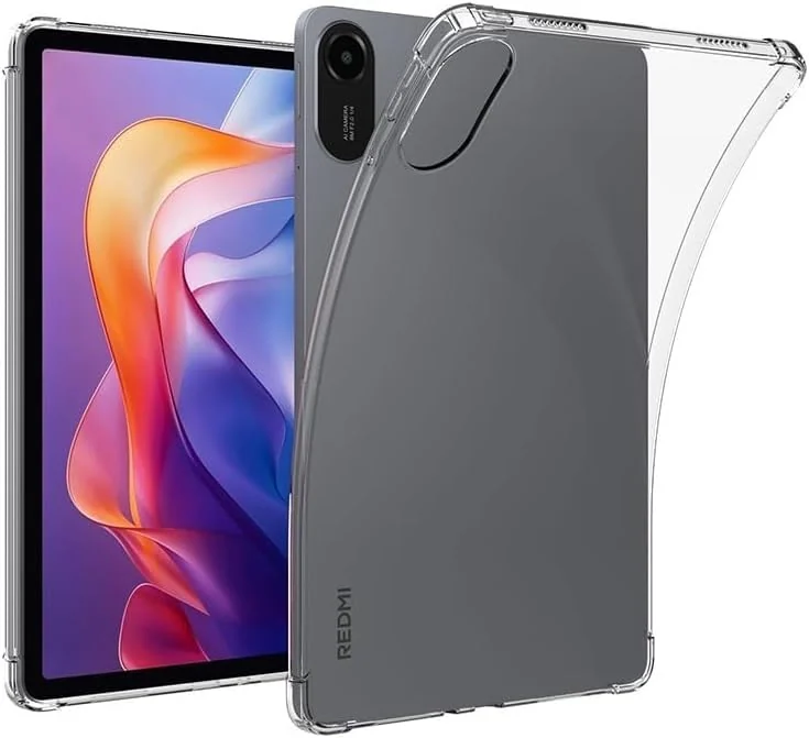 DL3 Mobilak Case For Xiaomi Redmi Pad 2 2025 11 inch Cover Case 8.7 inch Tablet Cover Ultra Thin Silicone Shockproof Back Shell HD TPU Protective Cover - Clear