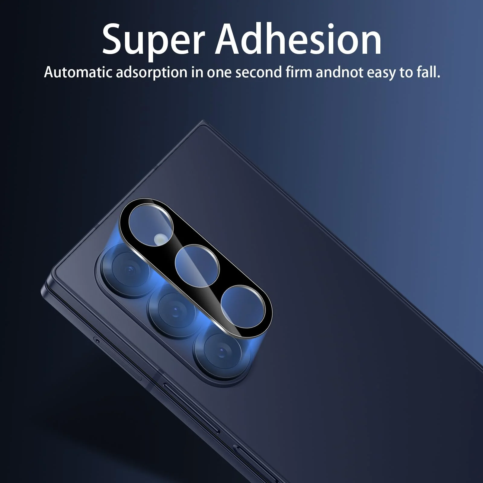 DL3 Mobilak Samsung Galaxy Z fold 6 Camera Lens Protector Tempered Glass Screen Protector HD [Full Coverage][Anti-Scratch] Drop Protection Ultra Clear/Thin Lens Protector Case - Black