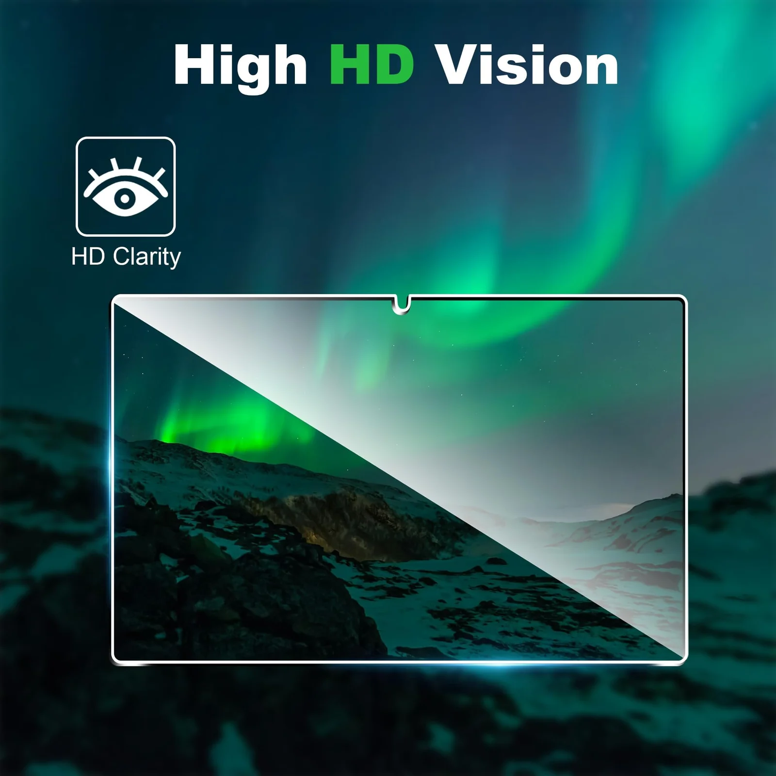 DL3 Mobilak Screen Protector For Honor MagicPad 2 / Honor Magic Pad 2 12.3 Inches Tempered Glass Film [HD Crystal ] [Easy Installation] [Scratch Resistant] [9H Hardness] - Clear