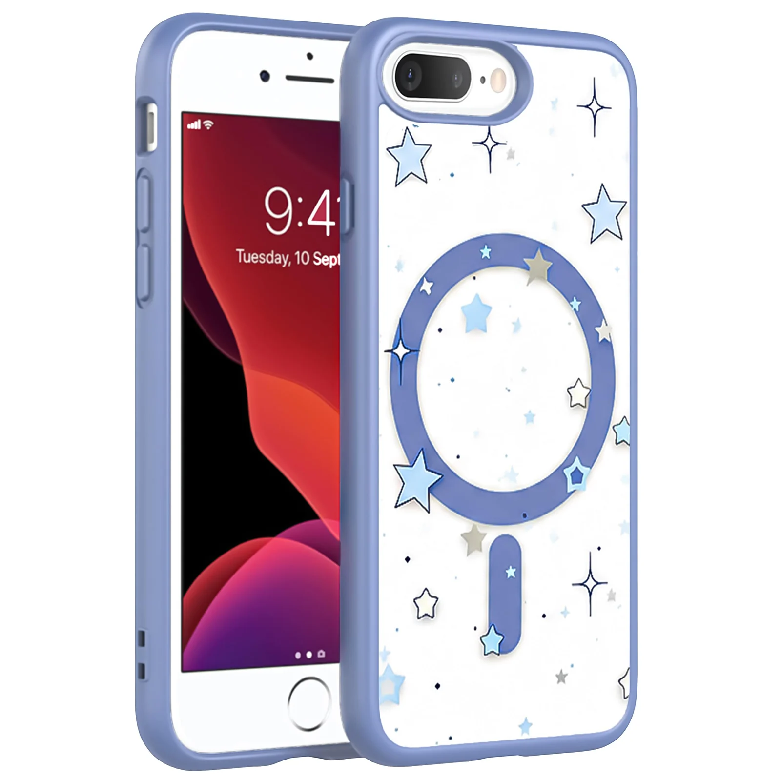 iPhone 7 Plus / iPhone 8 Plus — DL3 MOBILAK Clear Three-Layer Protective Phone Case for Apple iPhone 7 Plus and iPhone 8 Plus