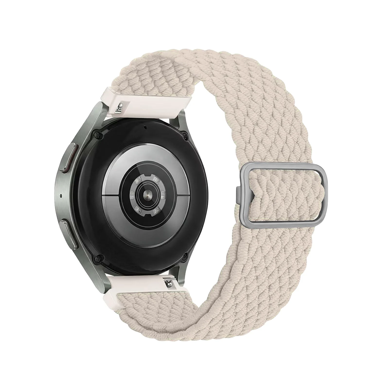 DL3 Mobilak 20mm Stretchy Nylon Strap For Samsung Galaxy Watch 7/6/5/4/FE Band 40mm 44mm/Galaxy Watch 6/4 Classic Bands 47mm 43mm 46mm 42mm/Watch 5 pro 45mm/3 41mm/Active 2, Sport Breathable Braided Wristband
