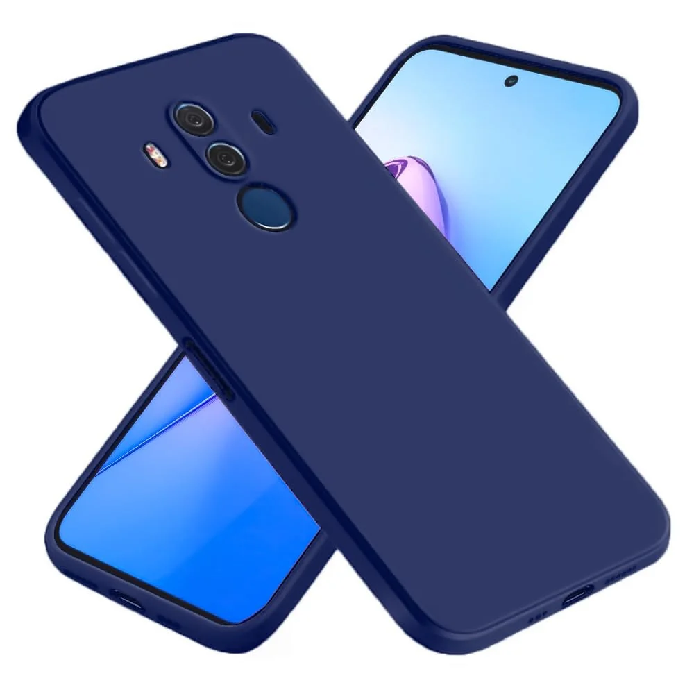 Dl3 Mobilak Huawei Mate 10 Pro Case,Soft Flexible Silicone Gel Rubber Bumper Cover,Full Body Shockproof Protective Phone Case (Cashmere)