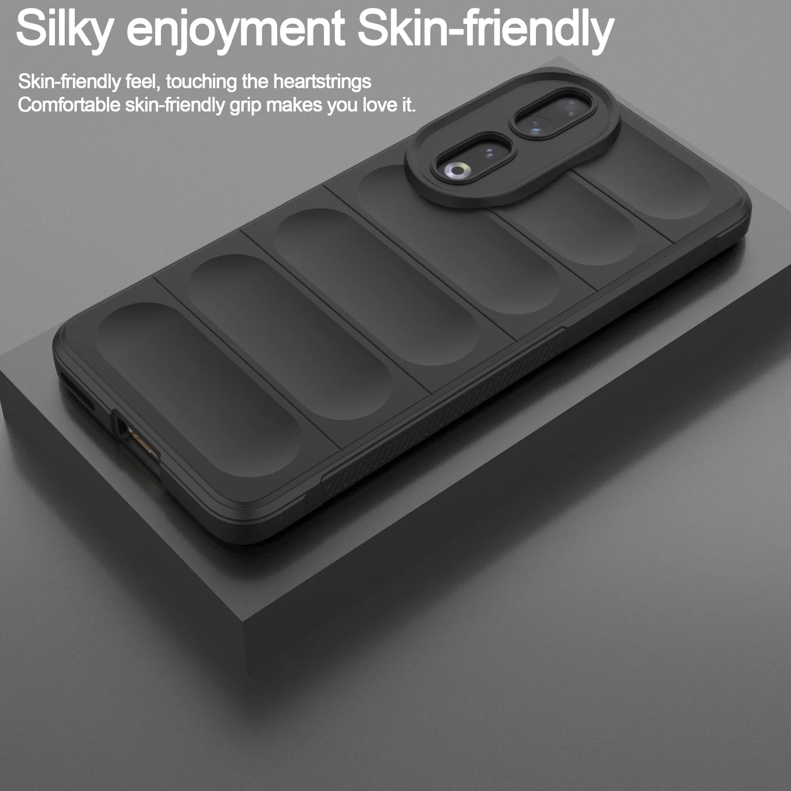 DL3 Mobilak Rugged Protective Case for Honor 90 5G, Camera protection, Shock-absorbing protection, Non-slip grip - Black