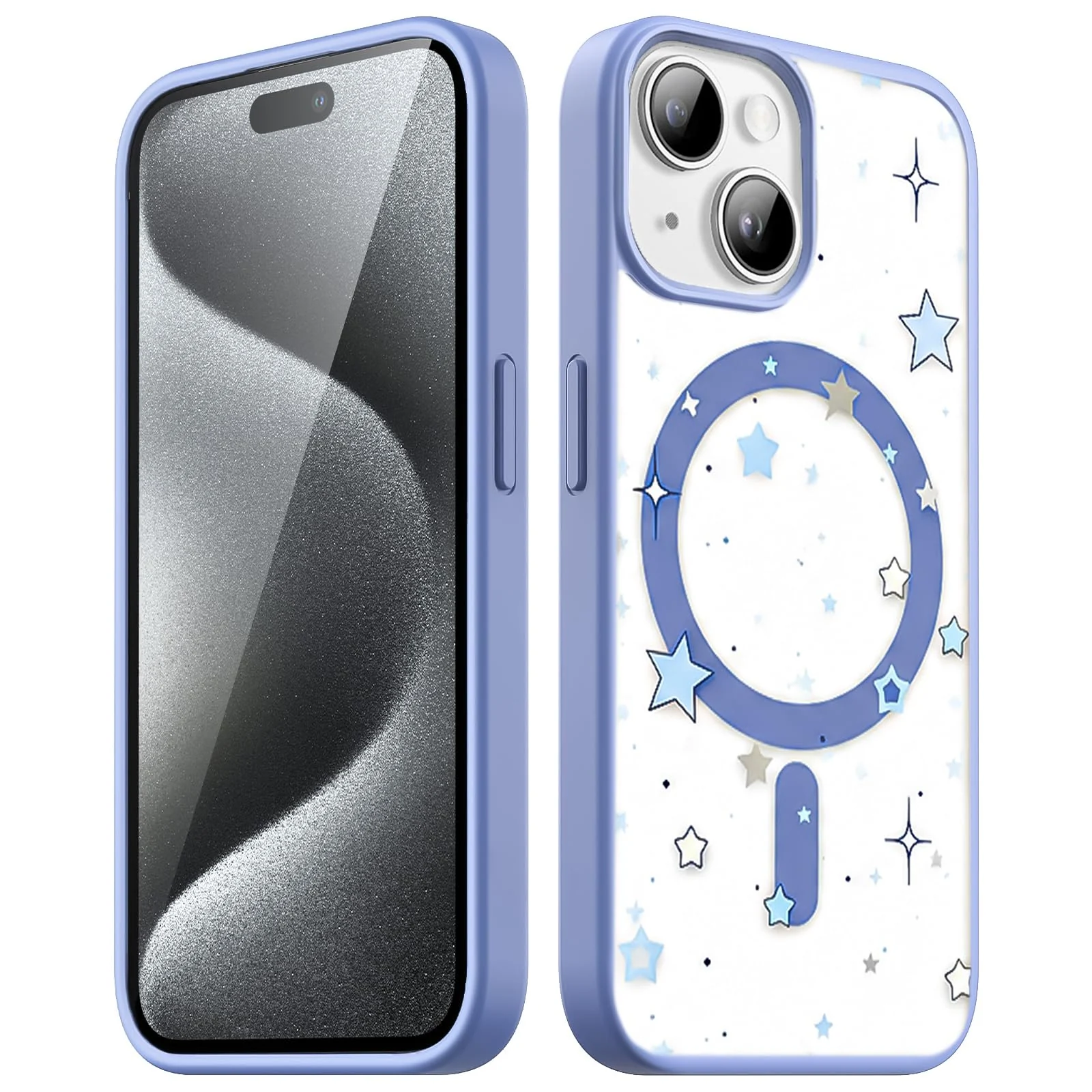 iPhone 13 / iPhone 14 6.1-Inch — DL3 MOBILAK Clear Three-Layer Protective Phone Case for Apple iPhone 13 and iPhone 14