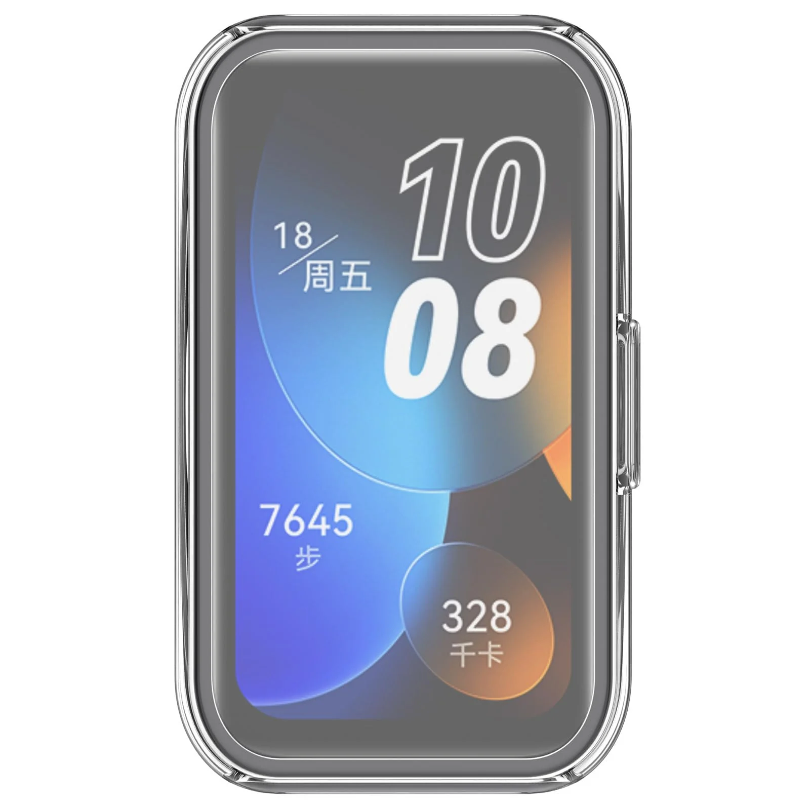 DL3 Mobilak Case for HUAWEI Band 9 / HUAWEI Band 8 TPU Silicon All-Around Screen Protector Cover Bumper Protector Full Cover Screen Protection - Clear
