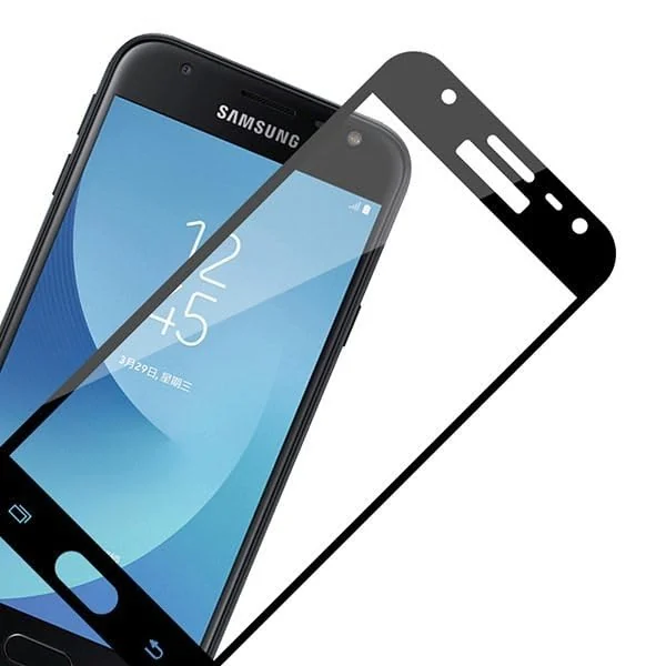 DL3 Mobilak 5D Full Glass Screen Protector For Samsung Galaxy J7 Pro. Black Frame - Clear
