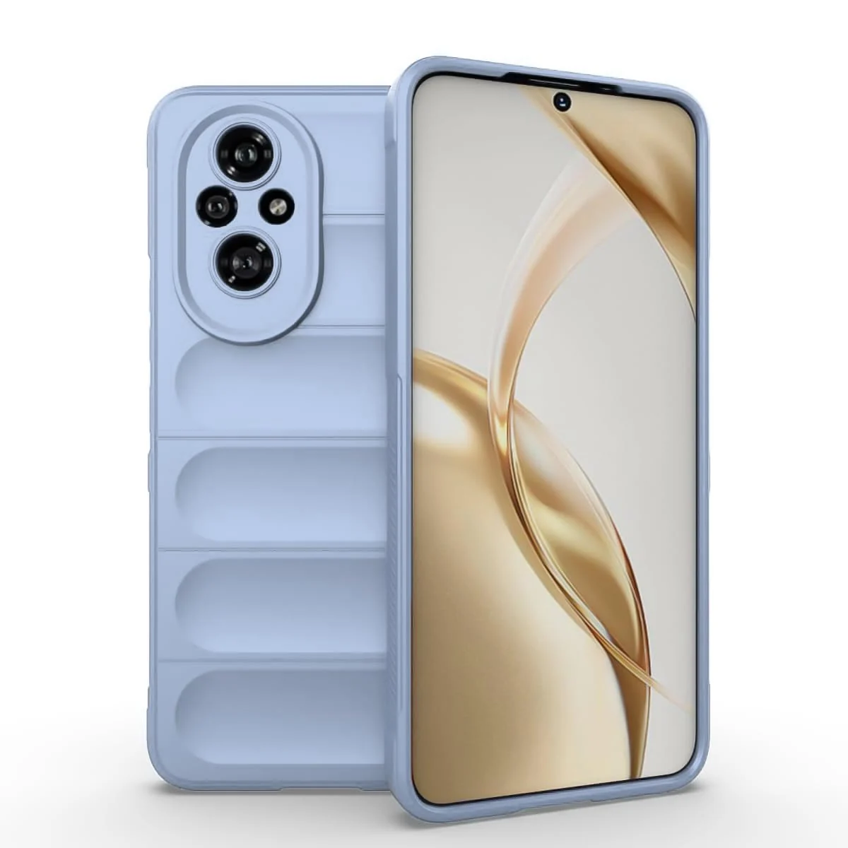 DL3 Mobilak Rugged Protective Case for Honor 200 Pro 5G, Camera protection, Shock-absorbing protection, Non-slip grip - Baby Blue