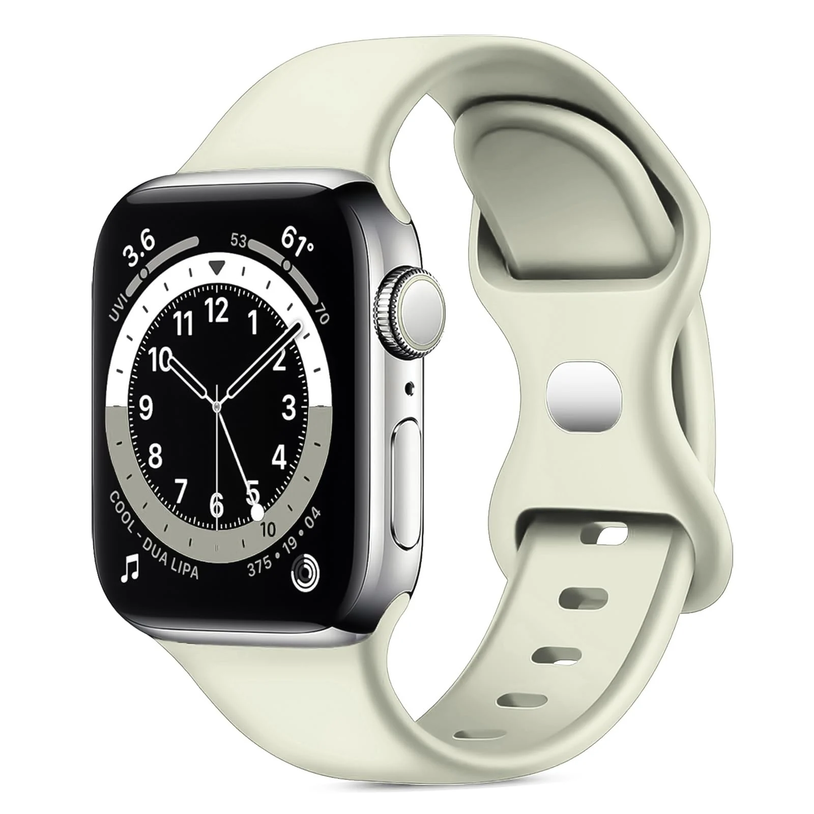 42MM/44MM/45MM/49MM — DL3 Mobilak Bands Compatible with Apple Watch Ultra 42MM/44MM/45MM/49MM, Replacement Soft Silicone Strap for iWatch Ultra Series 9/8/7/6/5/4/3/2/1