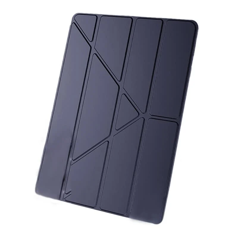 DL3 Mobilak iPad (A16) Case/iPad 10th Generation [11-Inch 2025/10.9 Inch 2022] with Pencil Holder, [Support Touch ID] Flexible TPU Back Shell Smart Trifold Stand Protective Auto Wake/Sleep - A. Blue