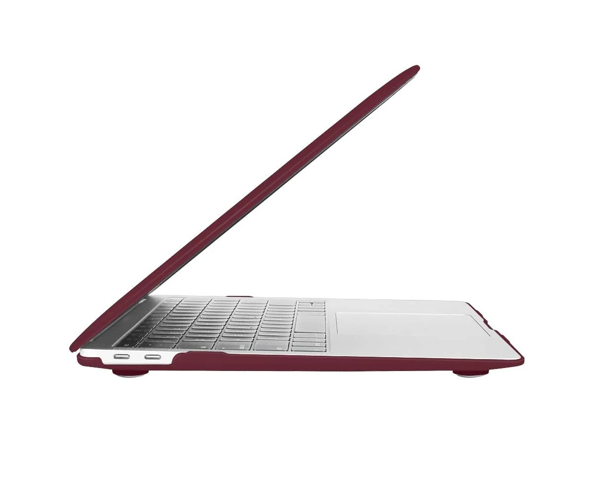 DL3 Mobilak Case Compatible with MacBook Air 13 Inch (Models: A1369 & A1466, Older Version 2010-2017 Release), Slim Snap On Hard Shell Protective Cover - Plum
