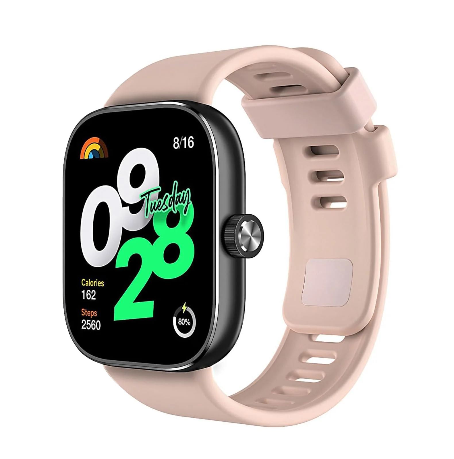 DL3 Mobilak Bracelet Compatible with Redmi Watch 5/Redmi Watch 4/Xiaomi Smart Band 9 Pro/Xiaomi Smart Band 8 Pro, Soft TPU Replacement Strap Sports, Strap for Men and Women - Pink
