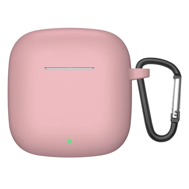 Dl3 Mobilak Silicone Case Compatible with Huawei Freebuds SE 2 Earbuds, Soft Silicone Protective Case Cover, Shockproof Sleeve with Carabiner (Pink)