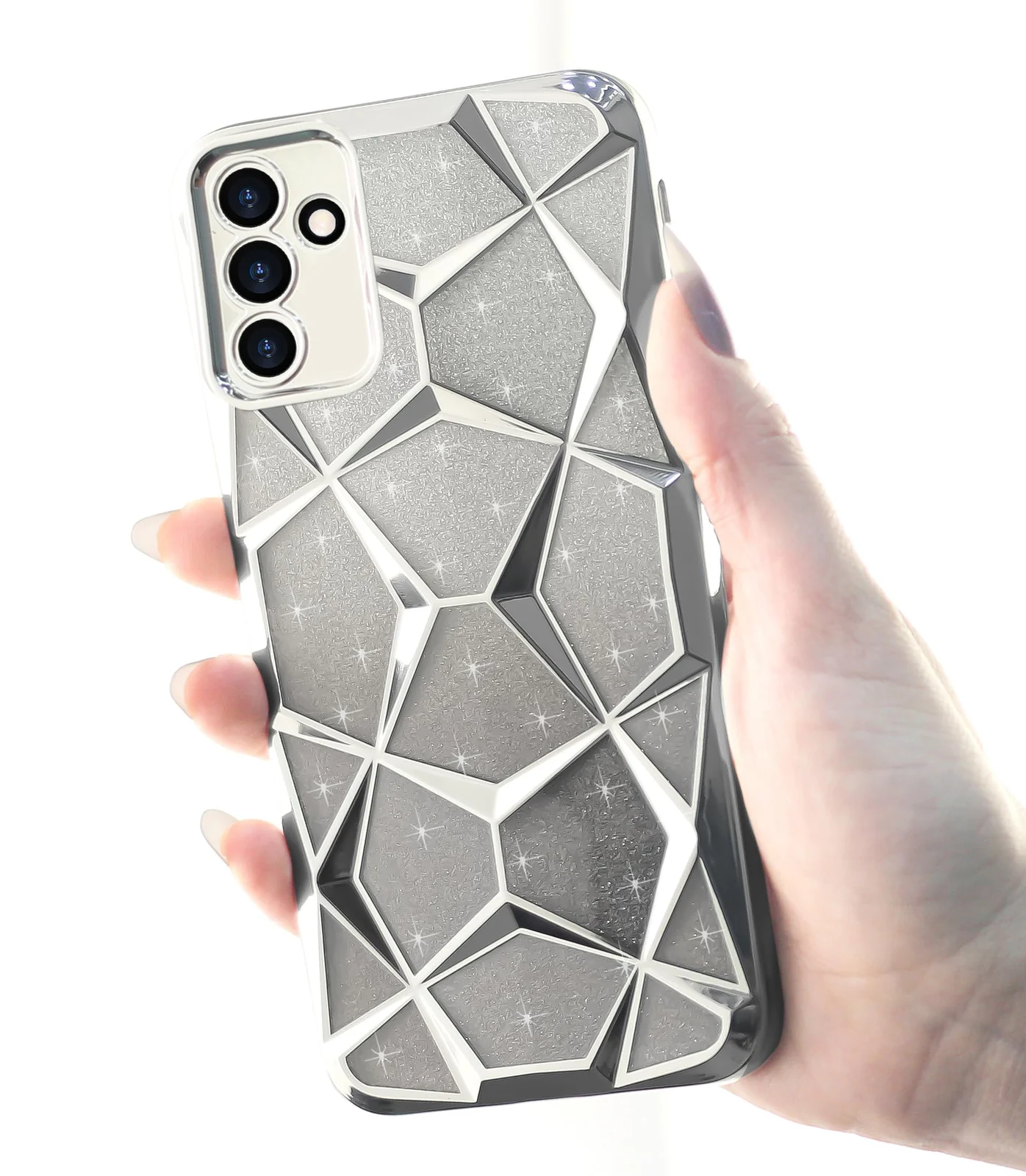 DL3 MOBILAK Gradient Glitter TPU Phone Case for Samsung Galaxy A57 5G